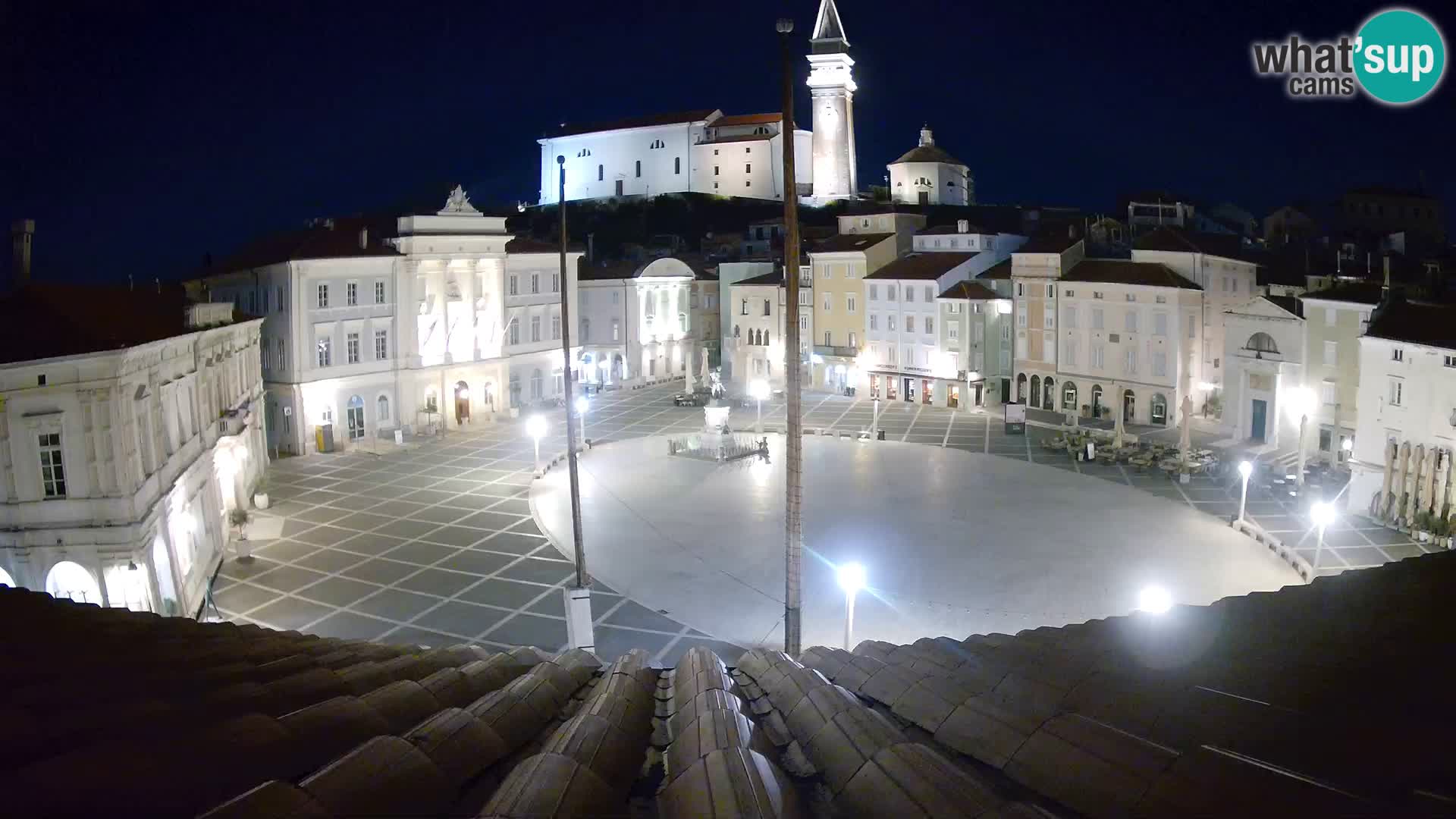 Webcam Piran – Tartini platz – Art Hotel Tartini
