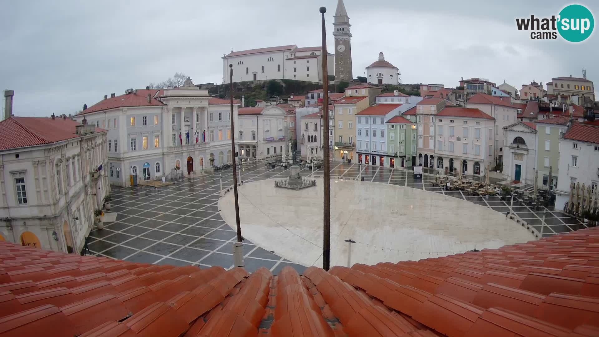 Live Webcam Piran – Tartini square – Art Hotel