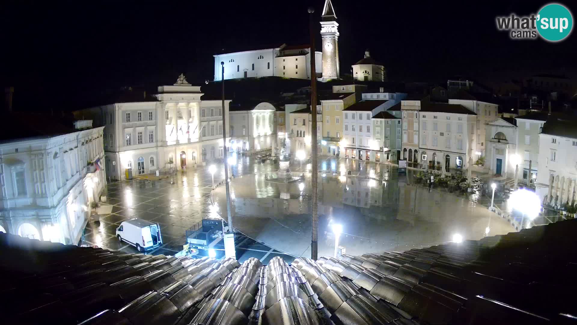 Live Webcam Piran – Tartini square – Art Hotel