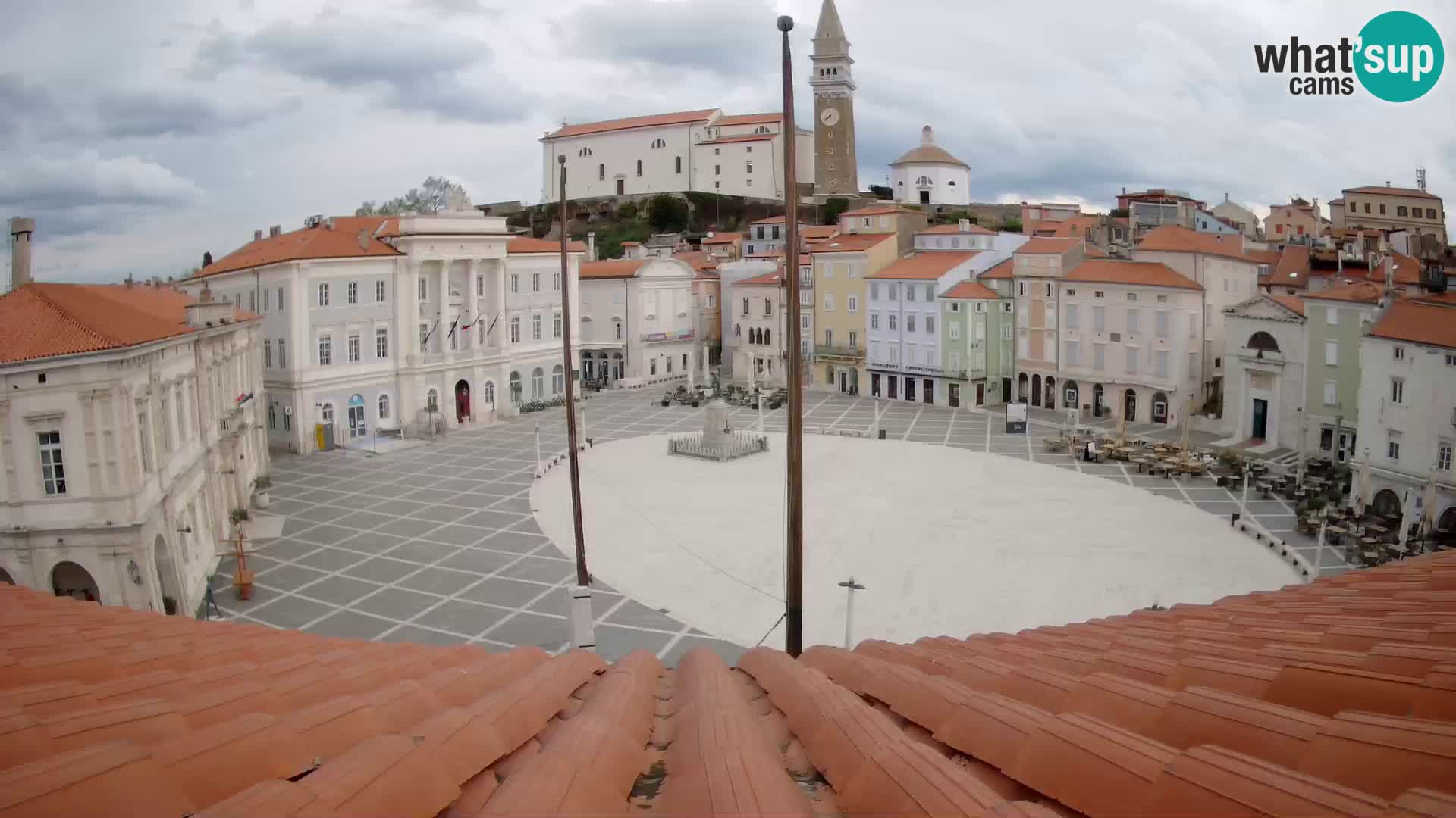 Live Webcam Piran – Tartini square – Art Hotel