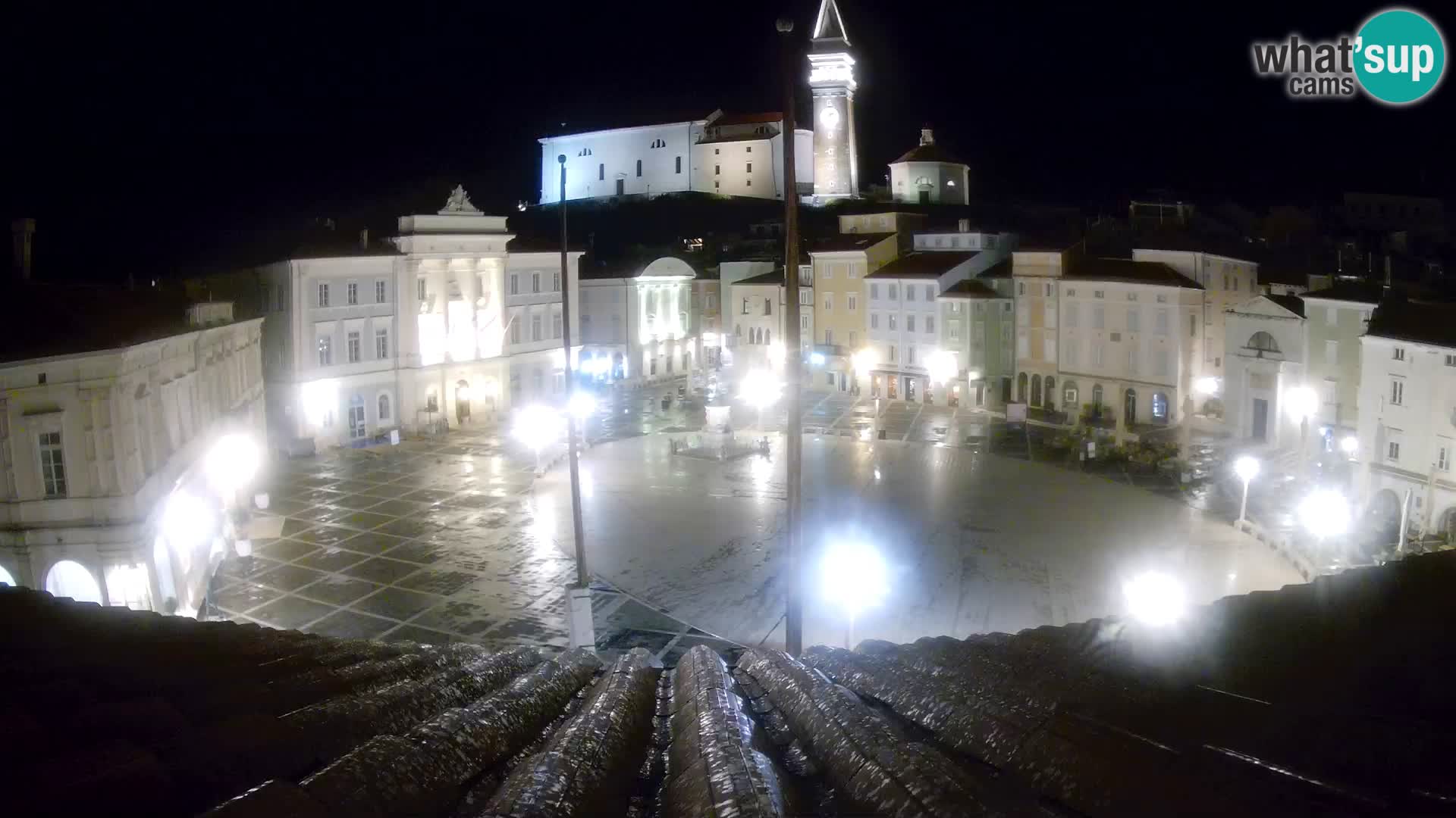 Webcam Piran – Tartini platz – Art Hotel Tartini
