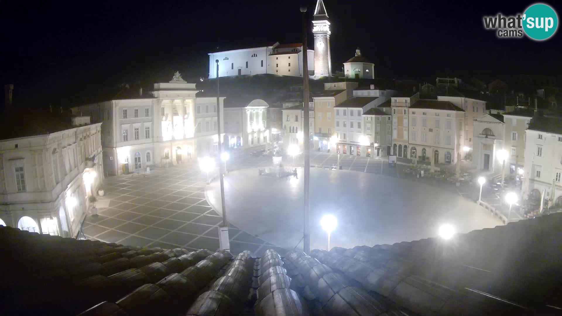 Live Webcam Piran – Tartini square – Art Hotel