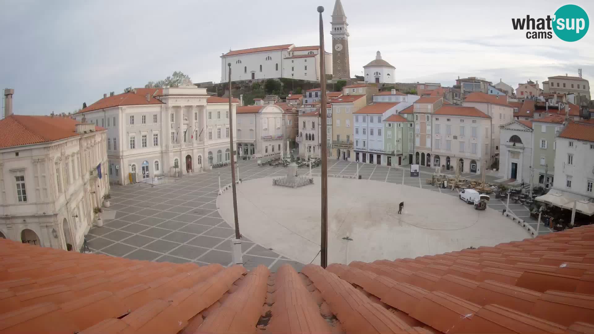 Webcam Piran – Tartini platz – Art Hotel Tartini