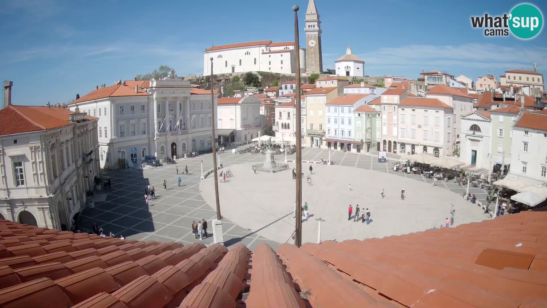 Webcam Piran – Tartini platz – Art Hotel Tartini