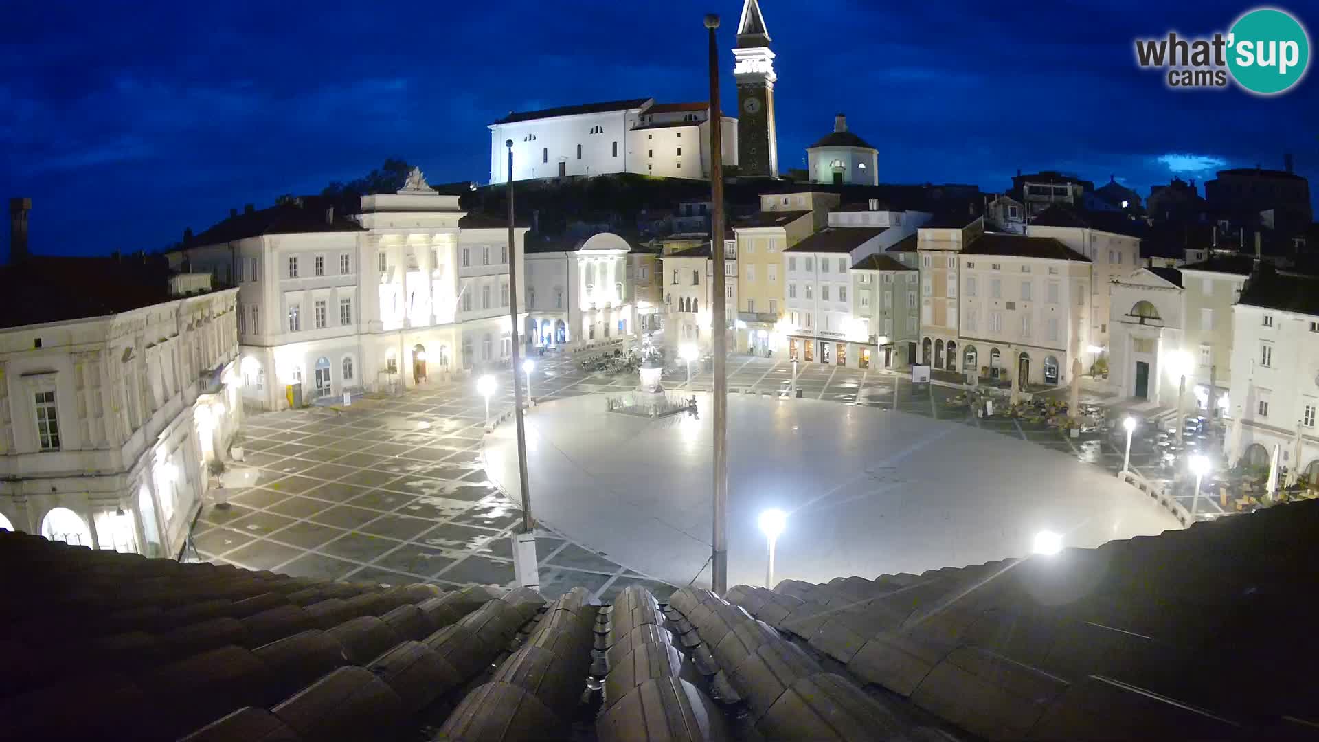 Live Webcam Piran – Tartini square – Art Hotel