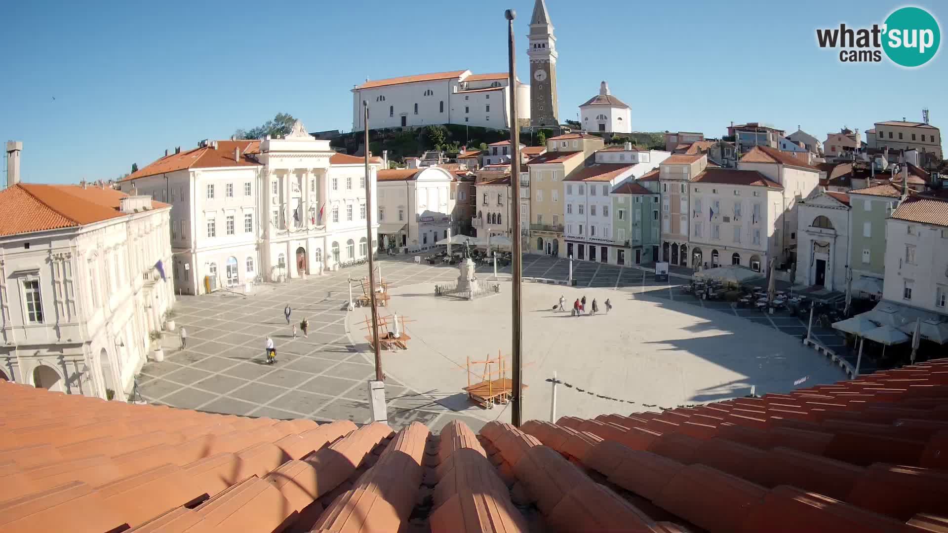 Kamera Piran v Živo – Tartinijev trg