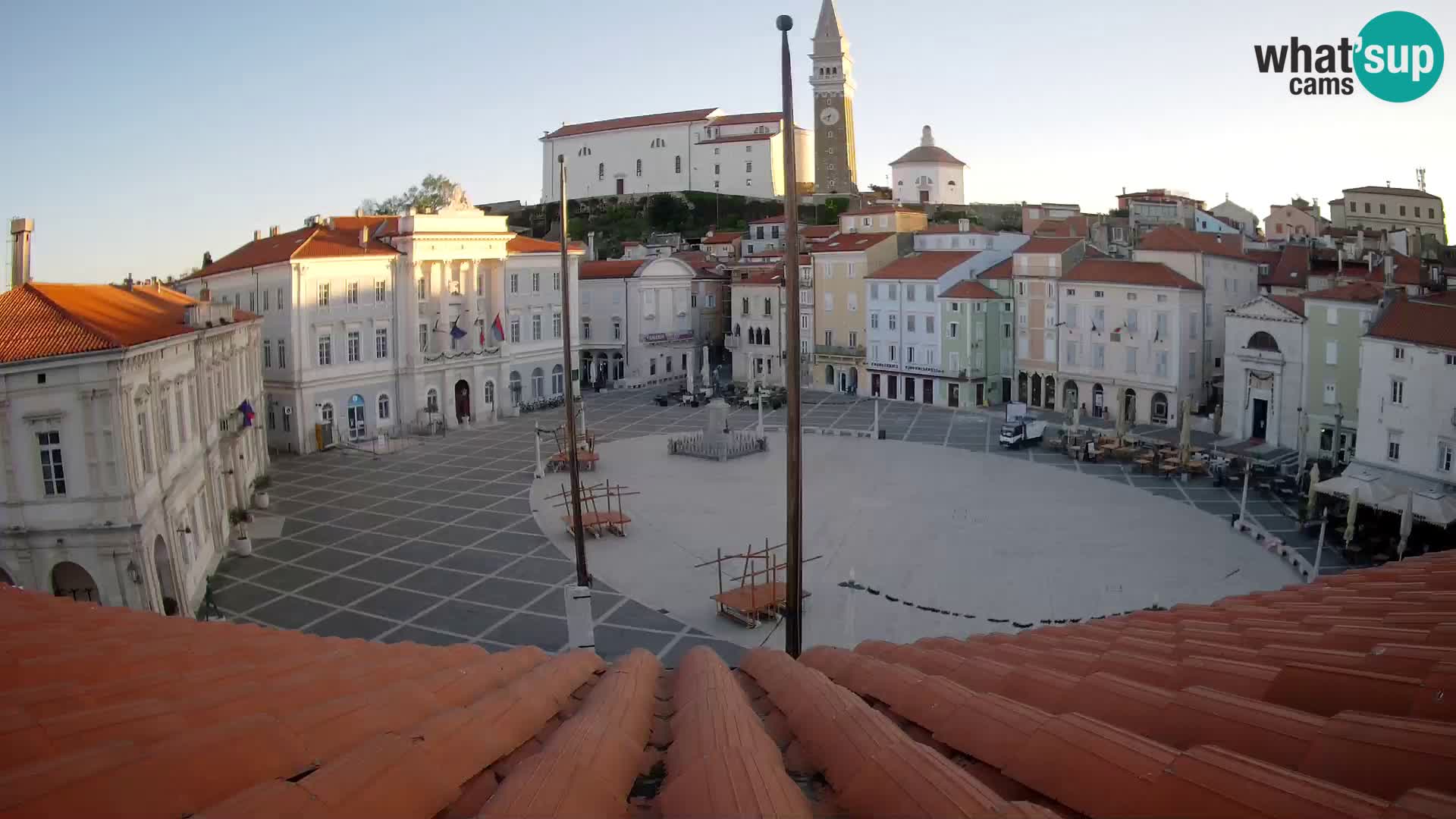 Webcam Pirano | Piran – Piazza Tartini – Art Hotel