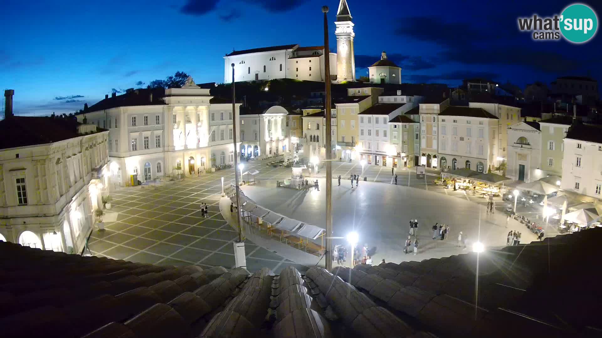 Webcam Piran – Tartini platz – Art Hotel Tartini