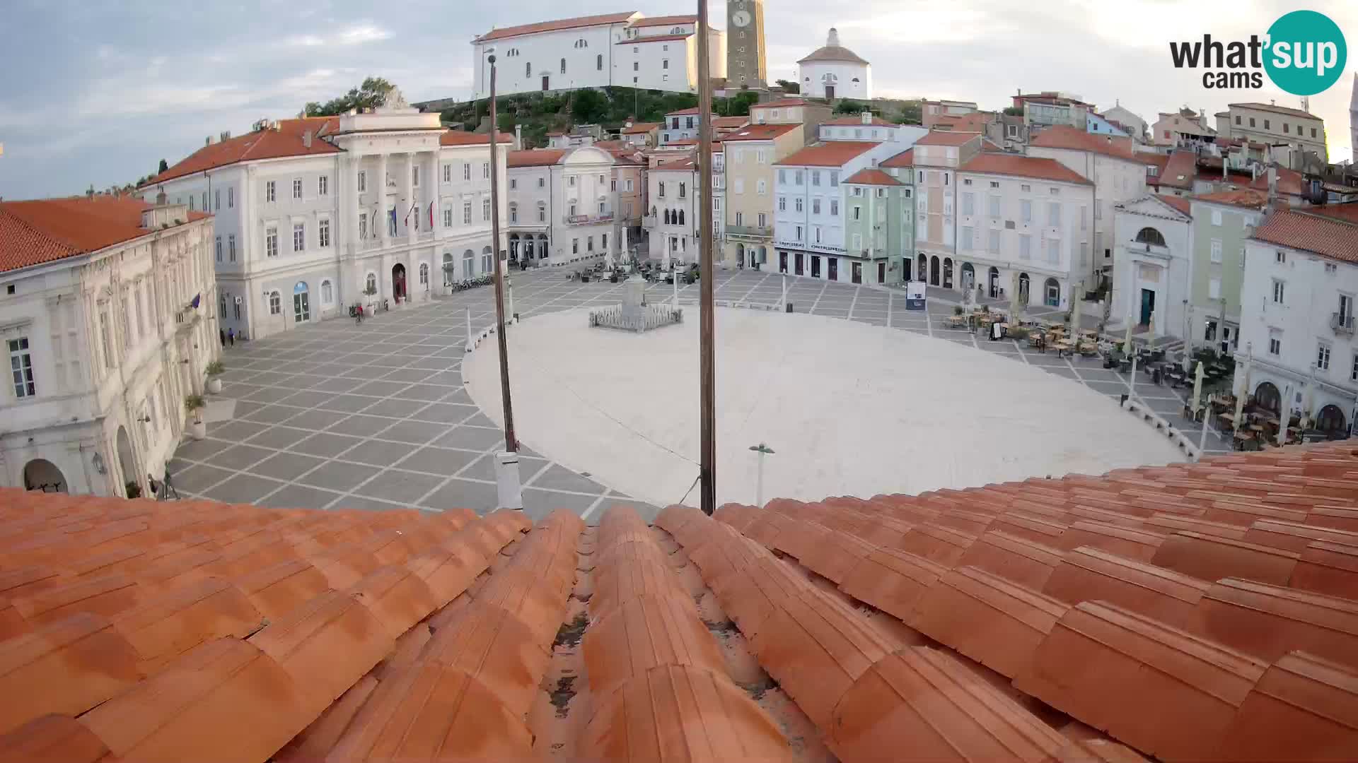 Live Webcam Piran – Tartini square – Art Hotel