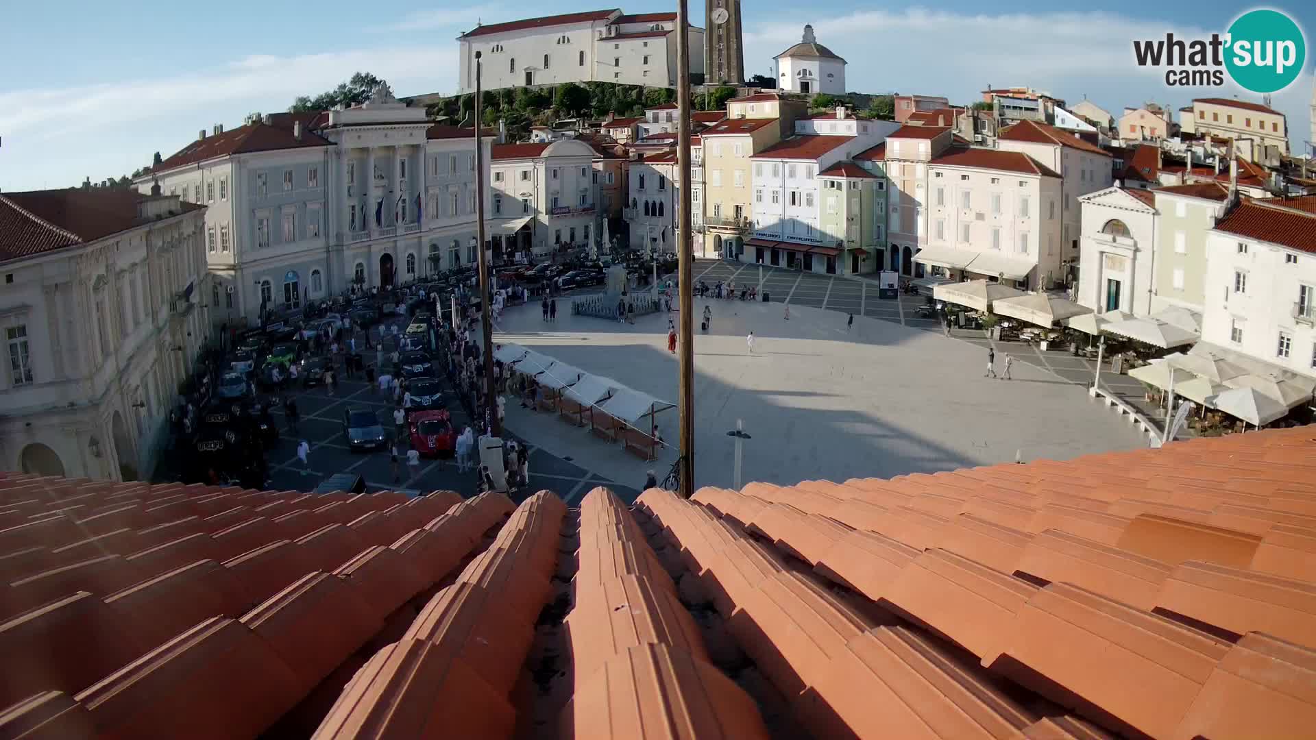 Live Webcam Piran – Tartiniplatz Panorama