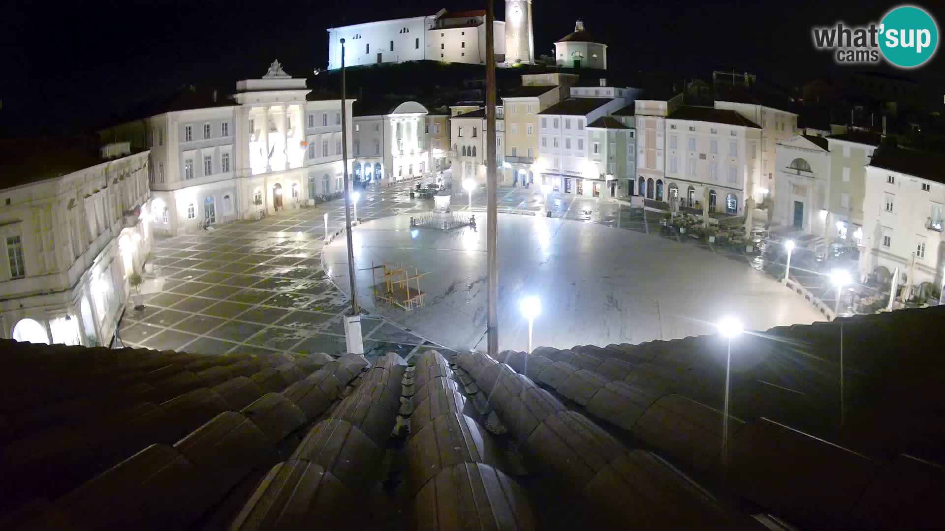Webcam Place Tartini Piran – Vue en direct