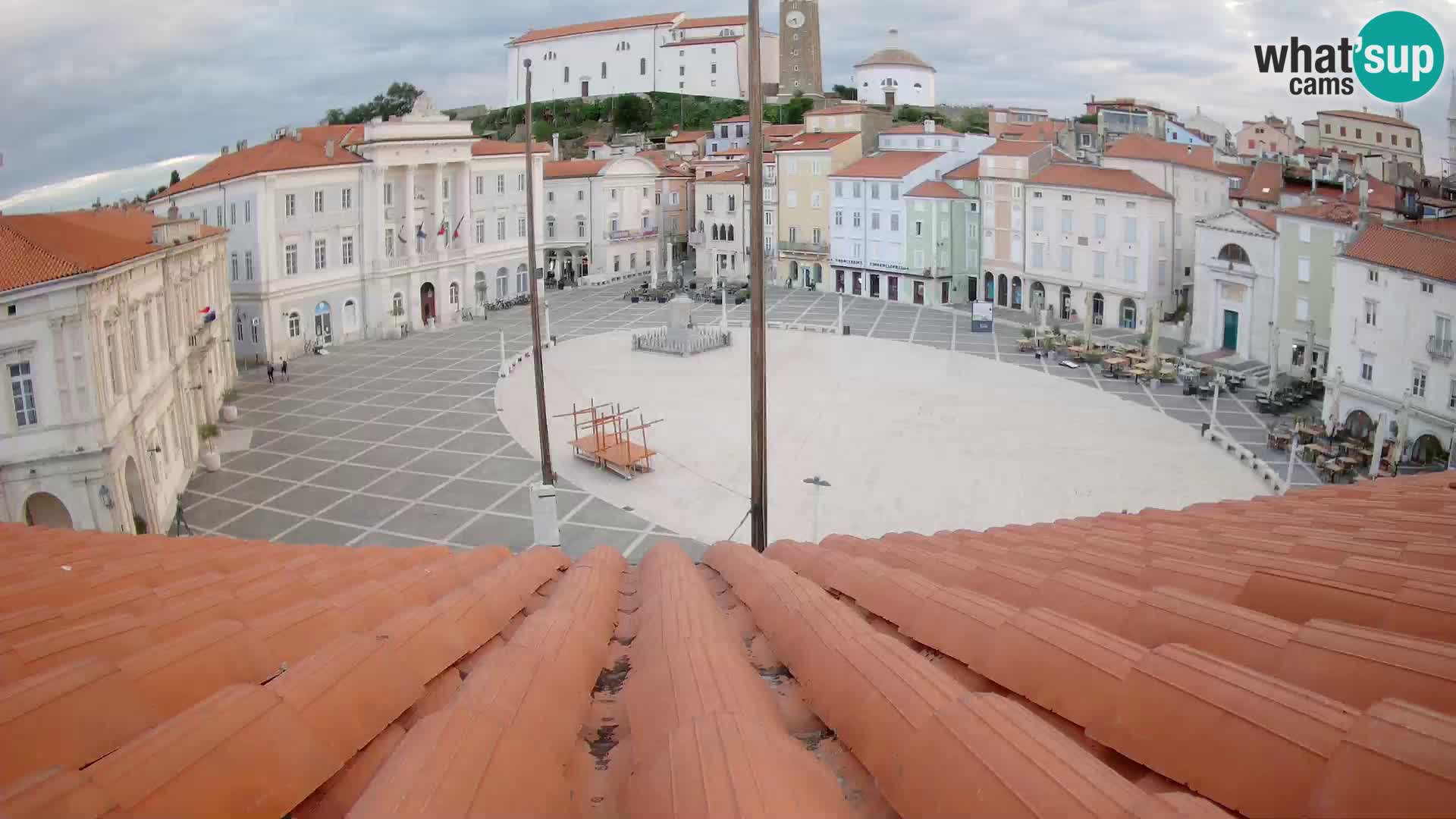 Web kamera Piran – pogled na Tartinijev trg uživo