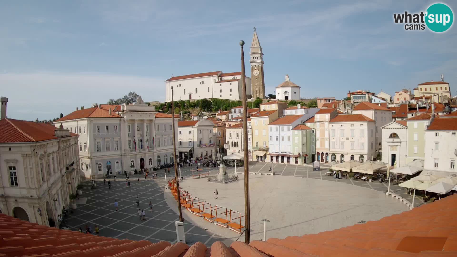 Webcam Place Tartini Piran – Vue en direct