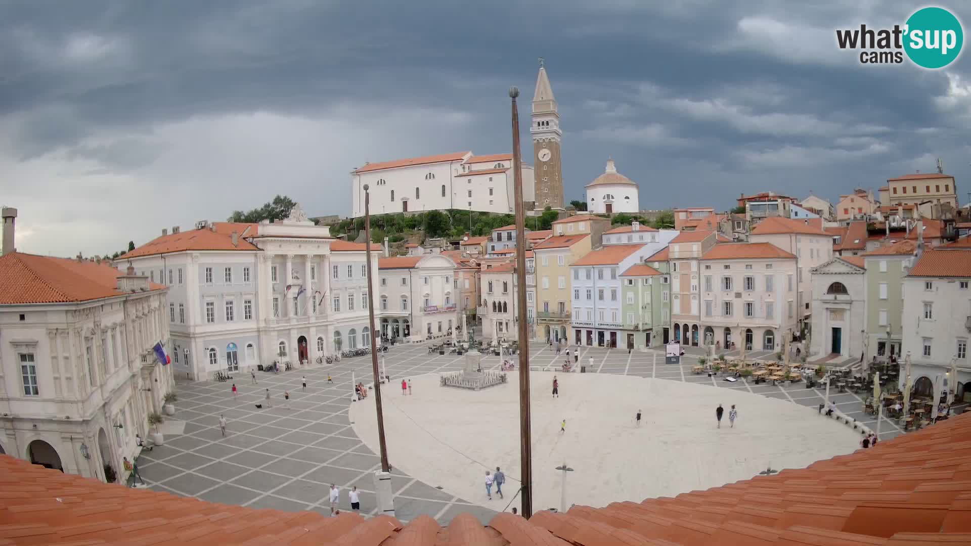 Webcam Plaza Tartini Piran – Vista en directo