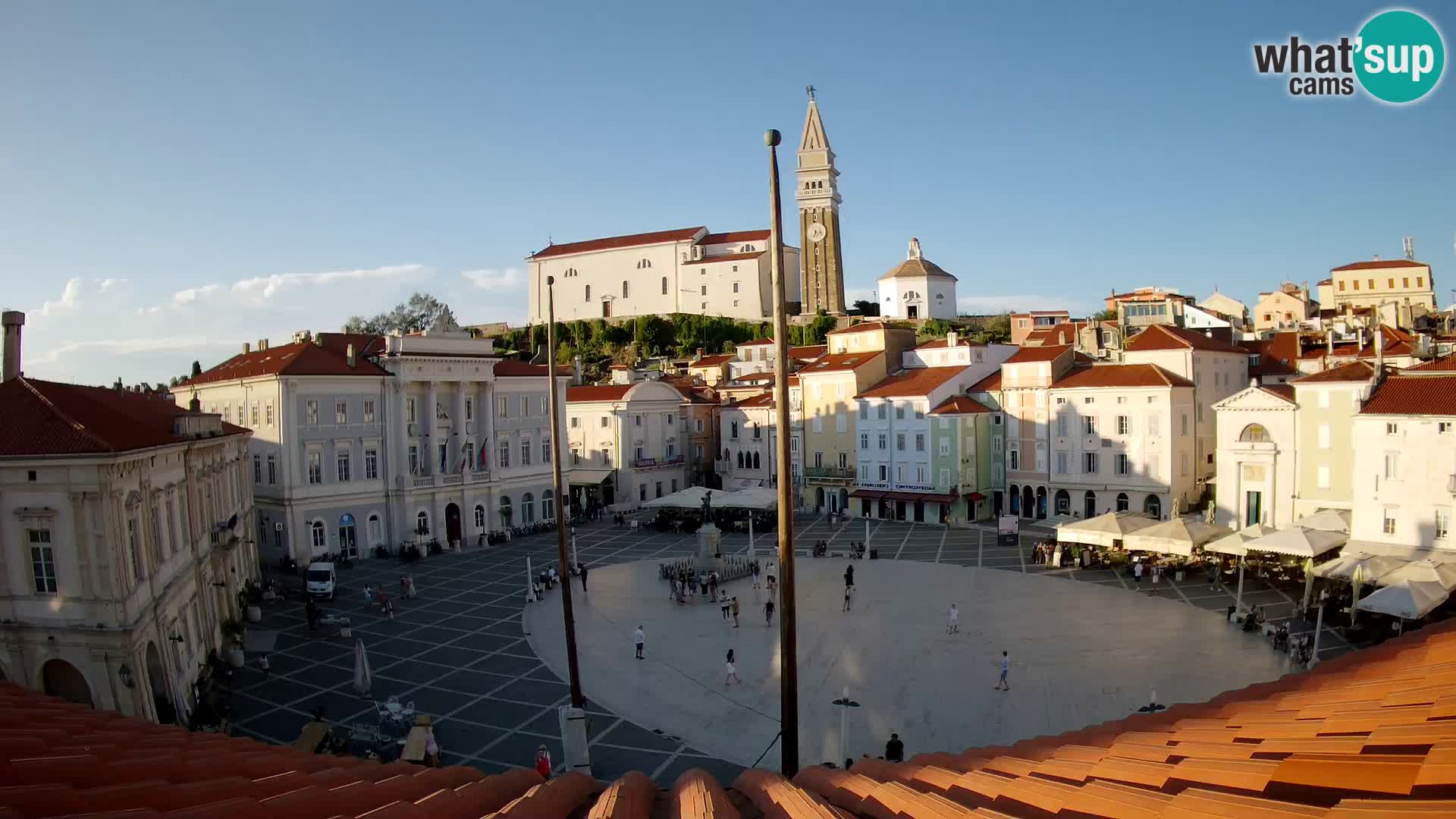 Live Webcam Piran – Tartiniplatz Panorama