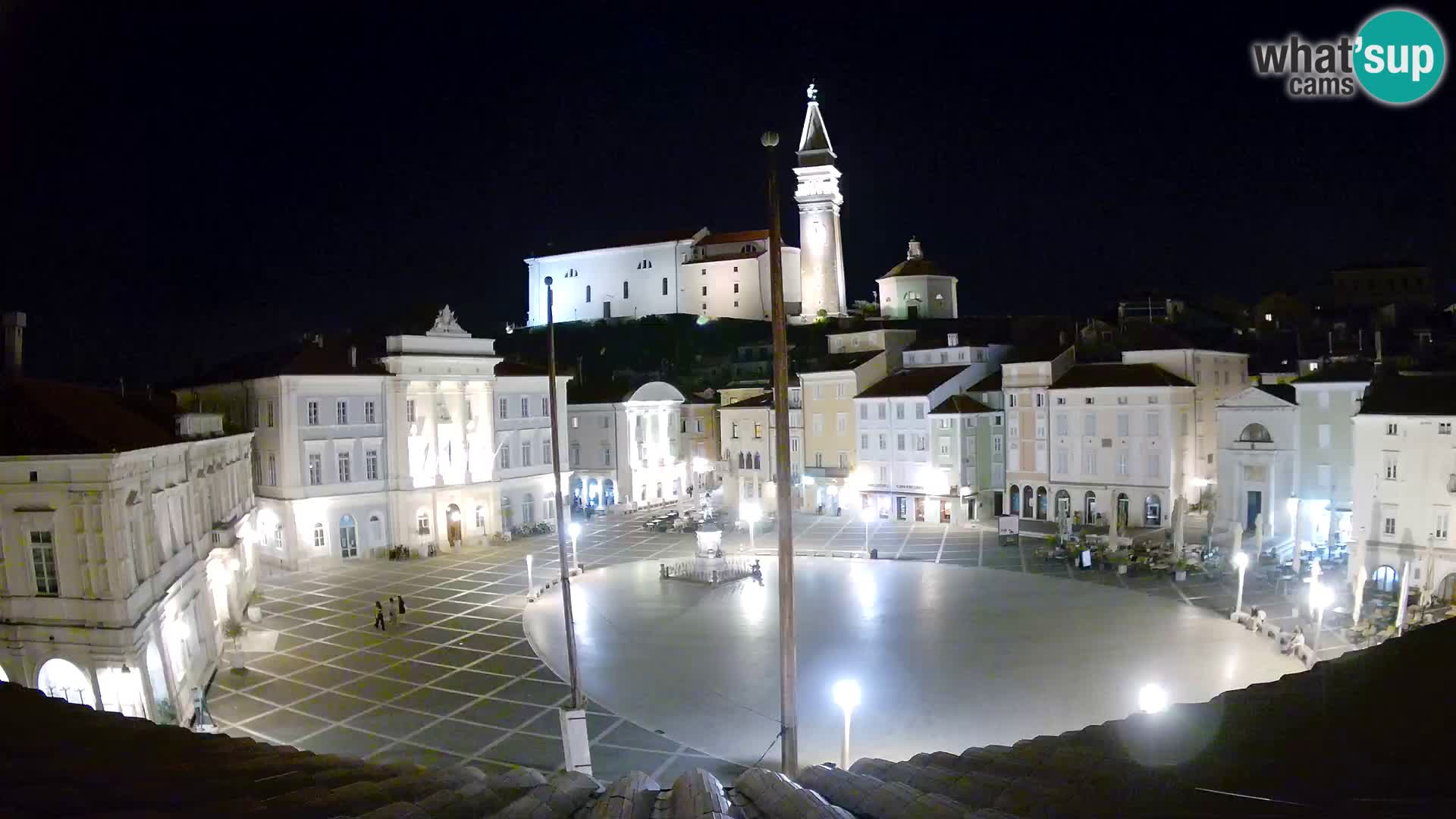 Webcam Place Tartini Piran – Vue en direct