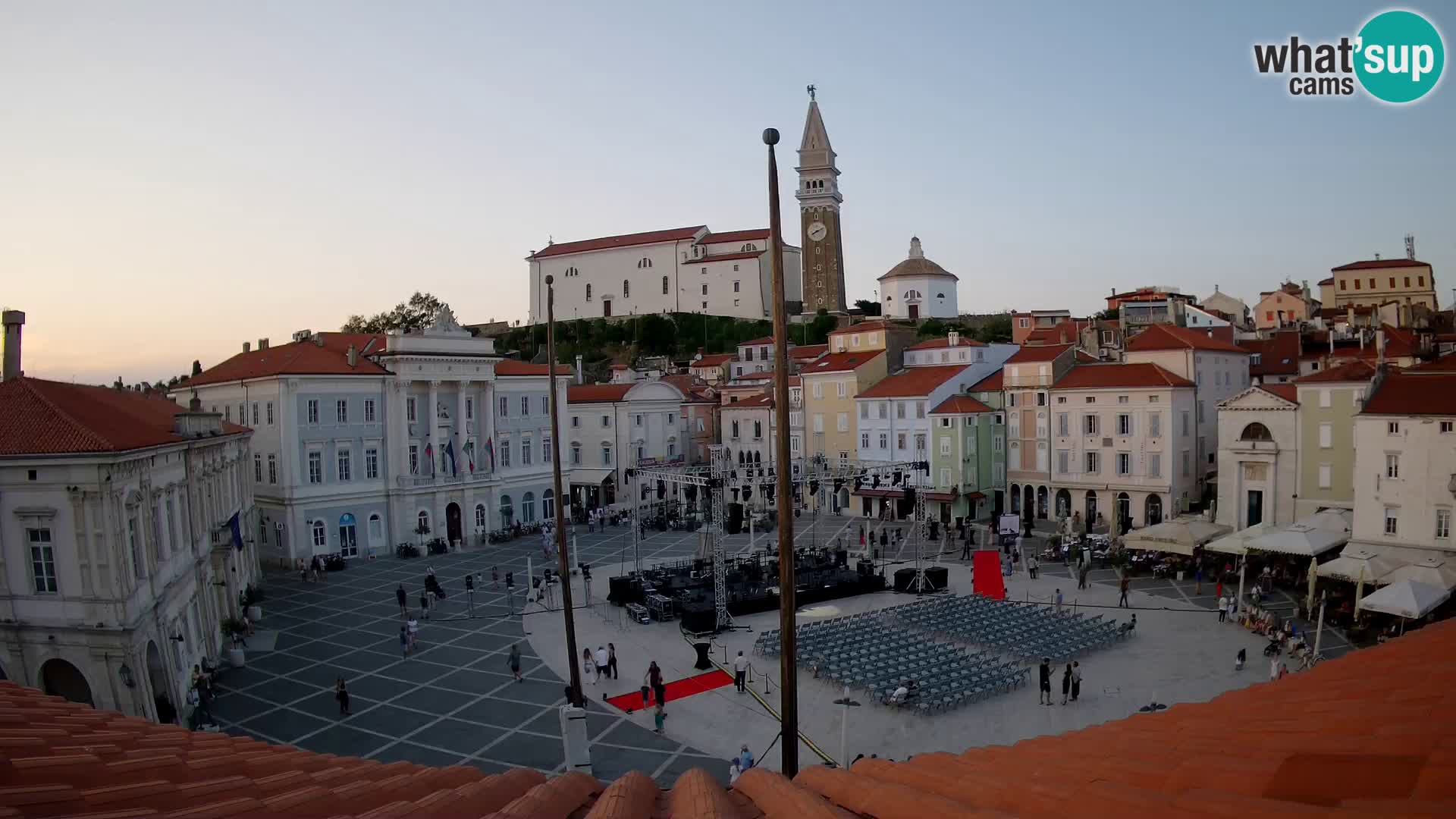 Webcam Pirano – Piazza Tartini in diretta