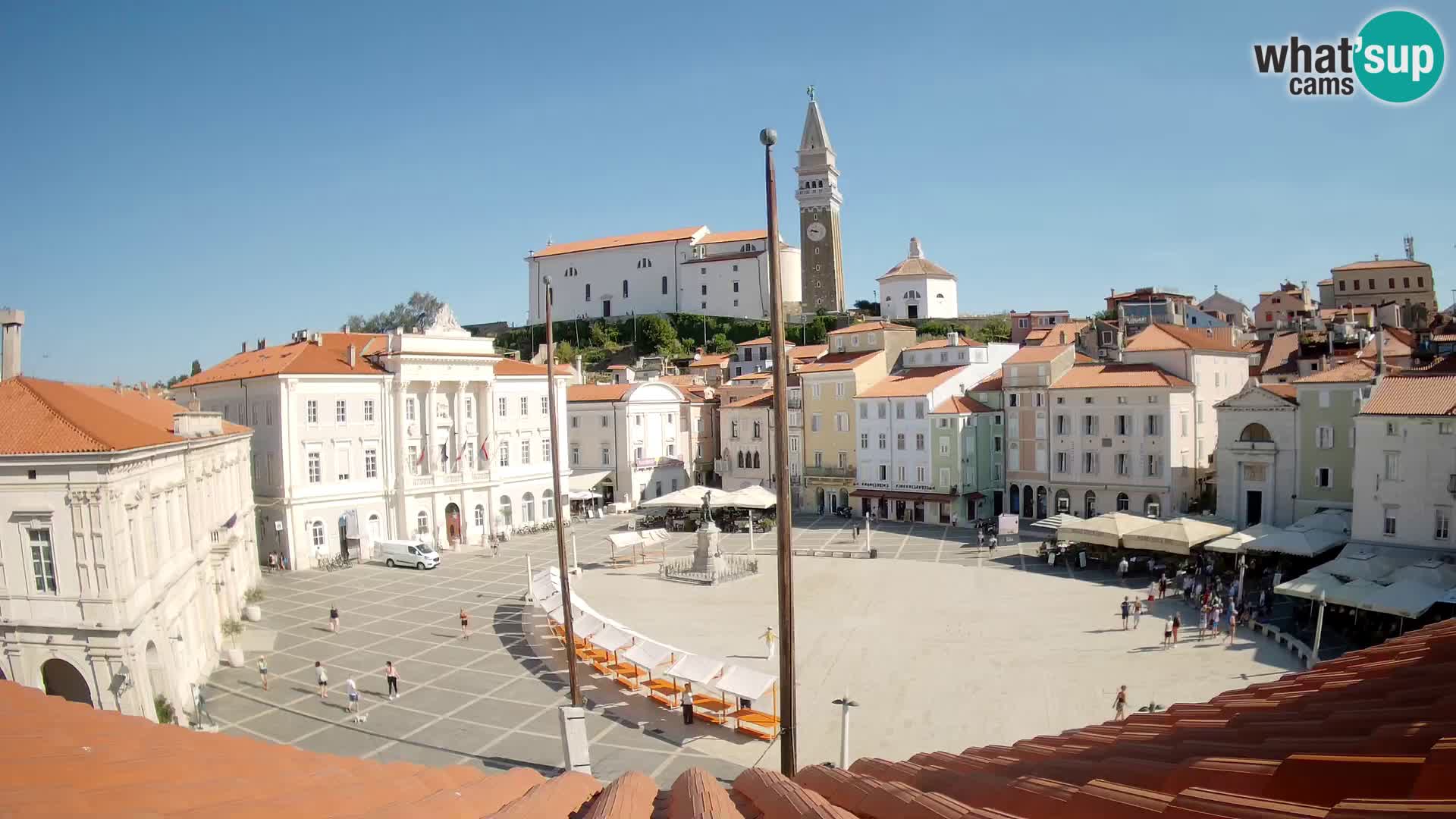 Webcam Pirano – Piazza Tartini in diretta