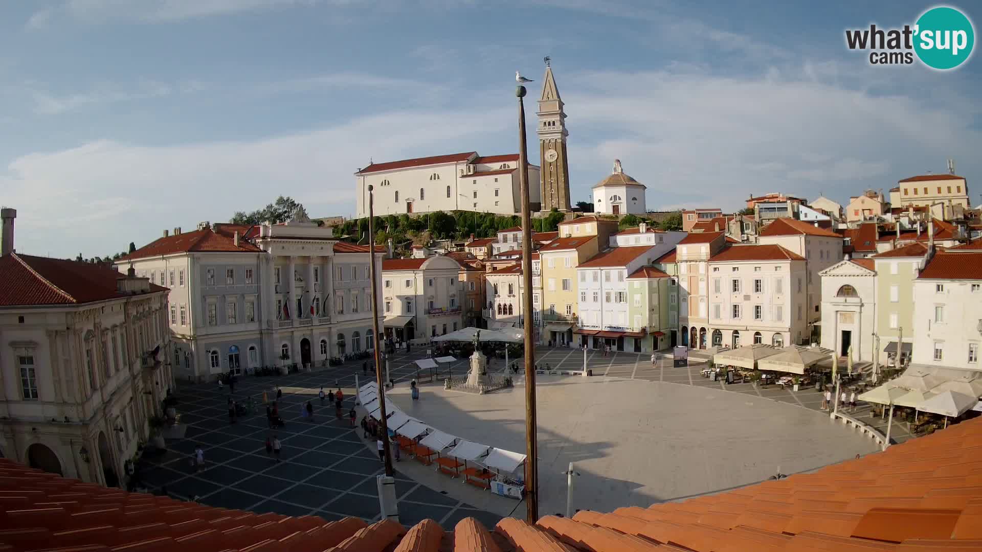 Webcam Pirano – Piazza Tartini in diretta