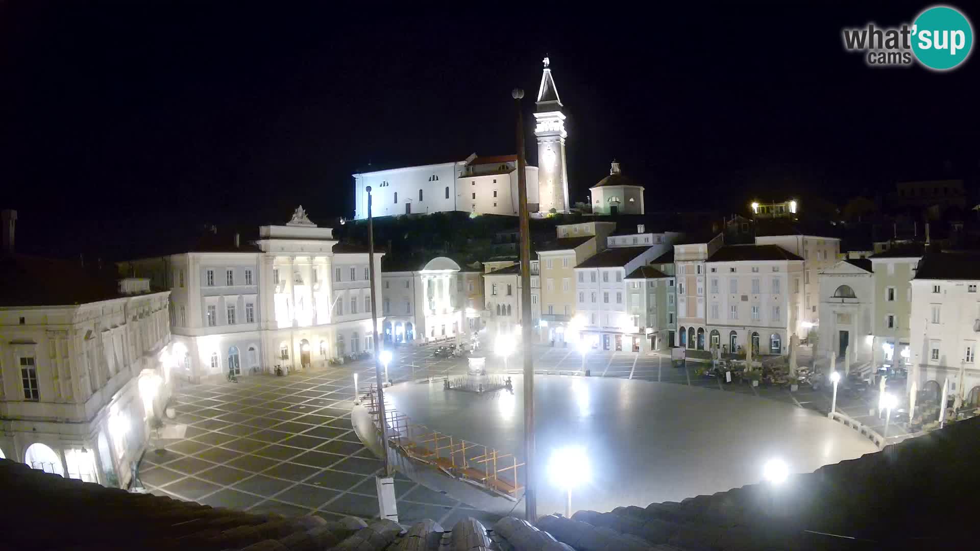 Webcam Place Tartini Piran – Vue en direct