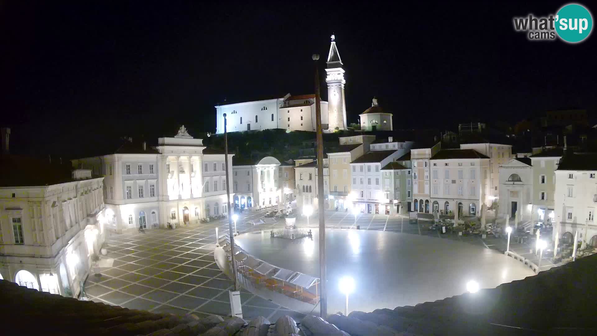 Webcam Plaza Tartini Piran – Vista en directo