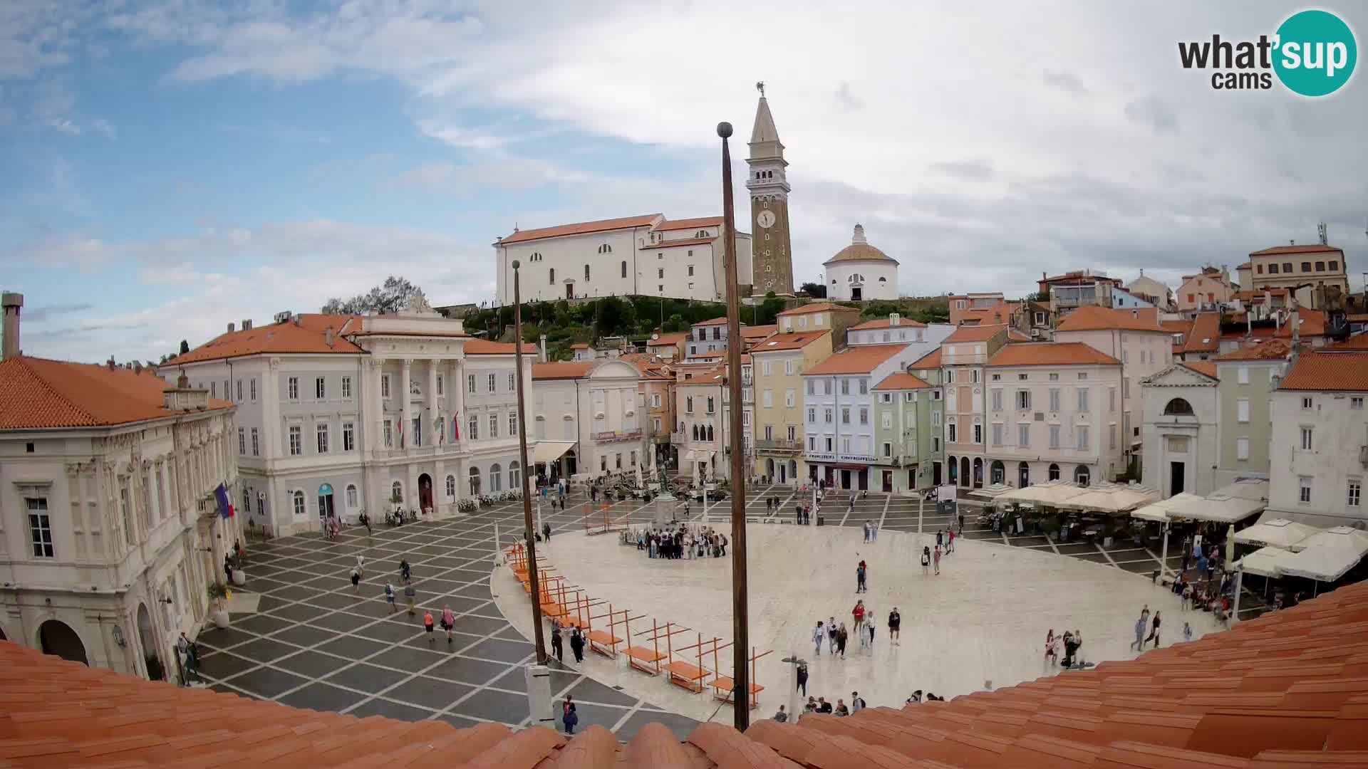 Webcam Pirano – Piazza Tartini in diretta