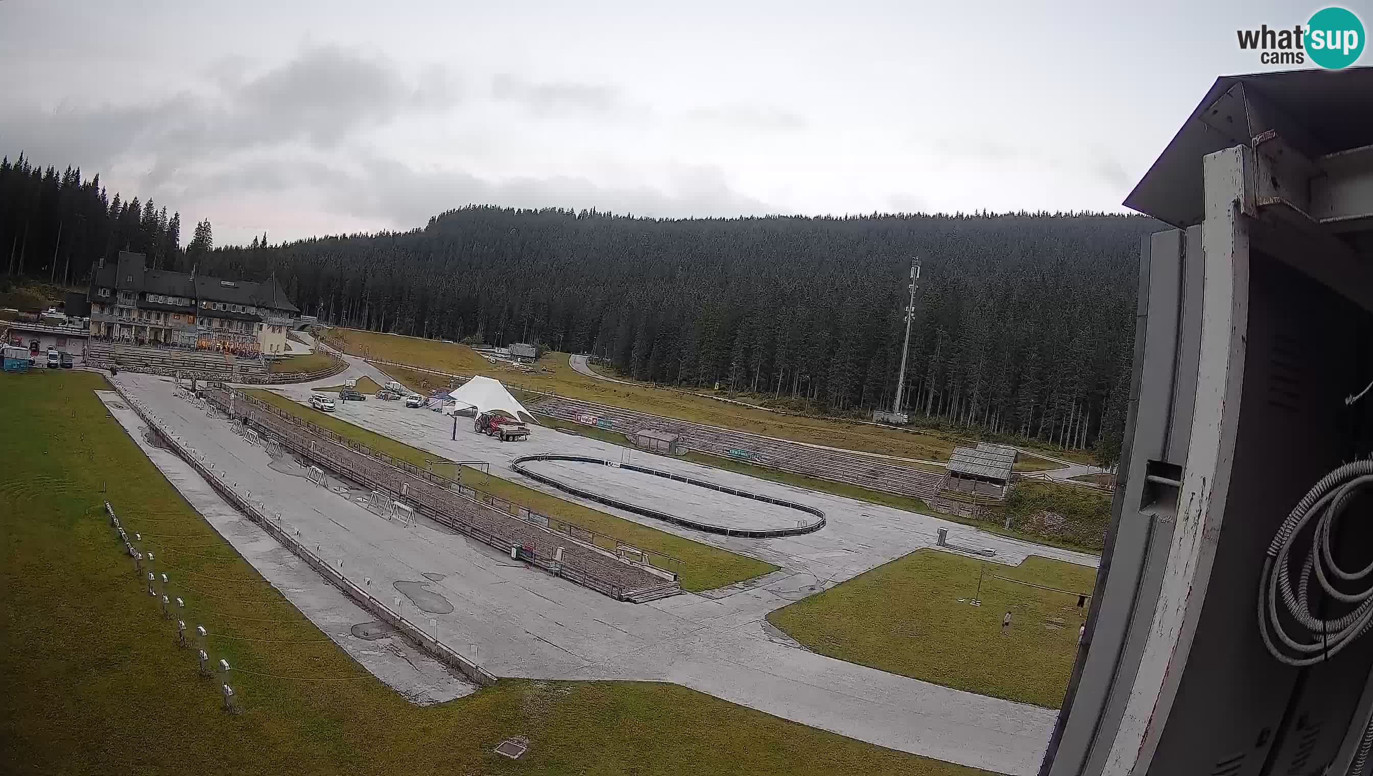 Web kamera Pokljuka – Biatlonski stadion Rudno Polje