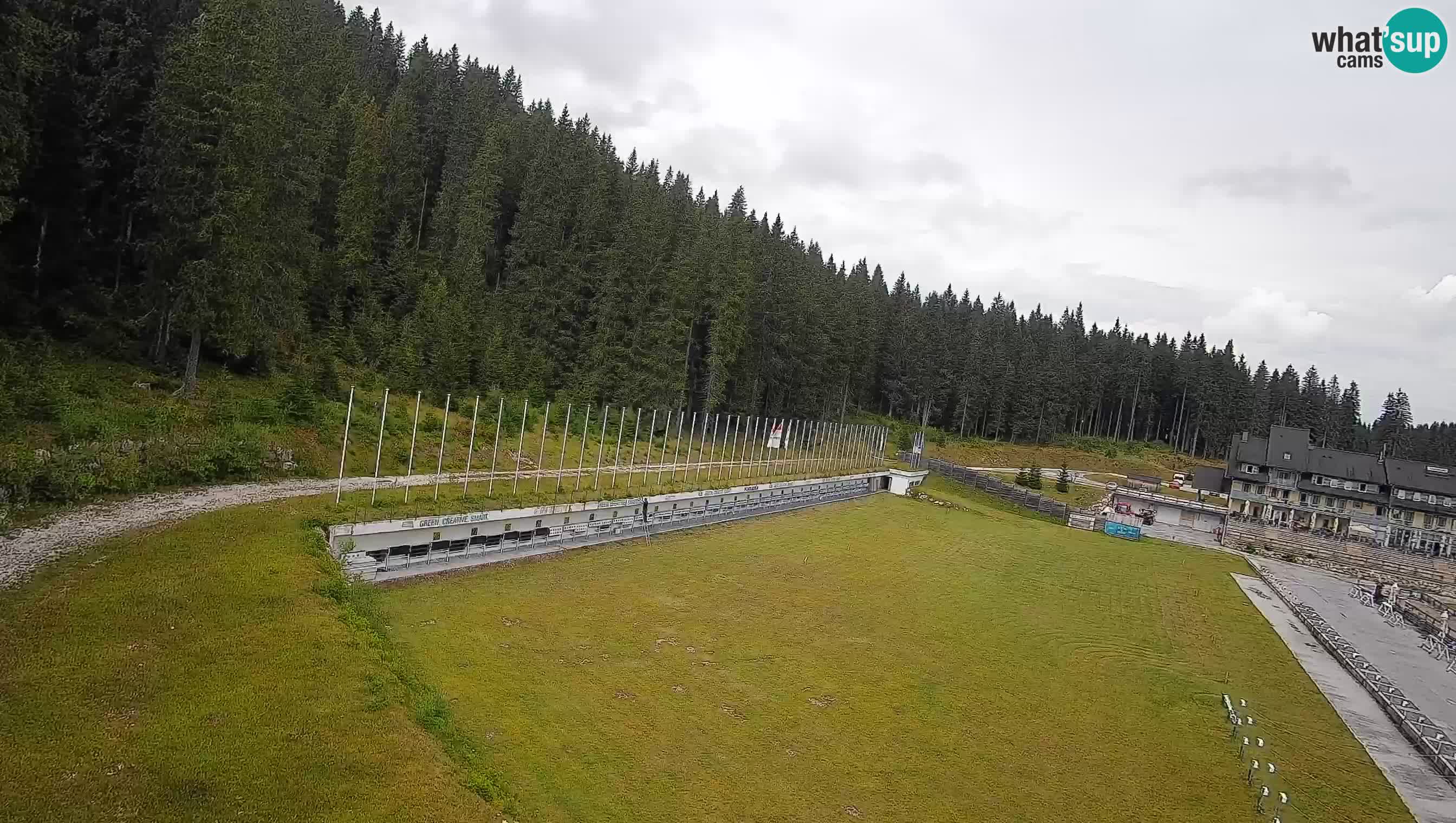 Webcam Pokljuka – Estadio de Biatlón de Rudno Polje
