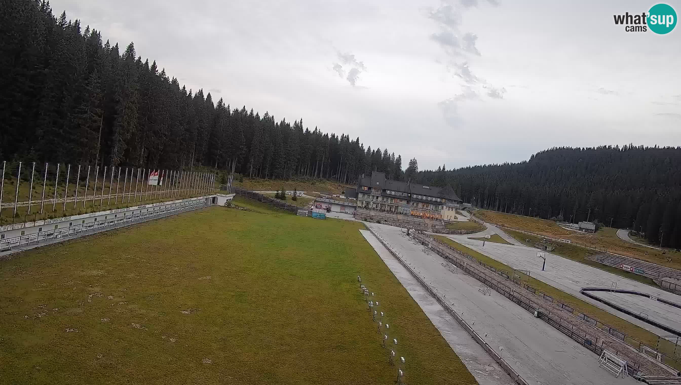 Spletna kamera Pokljuka – Biatlonski stadion Rudno Polje