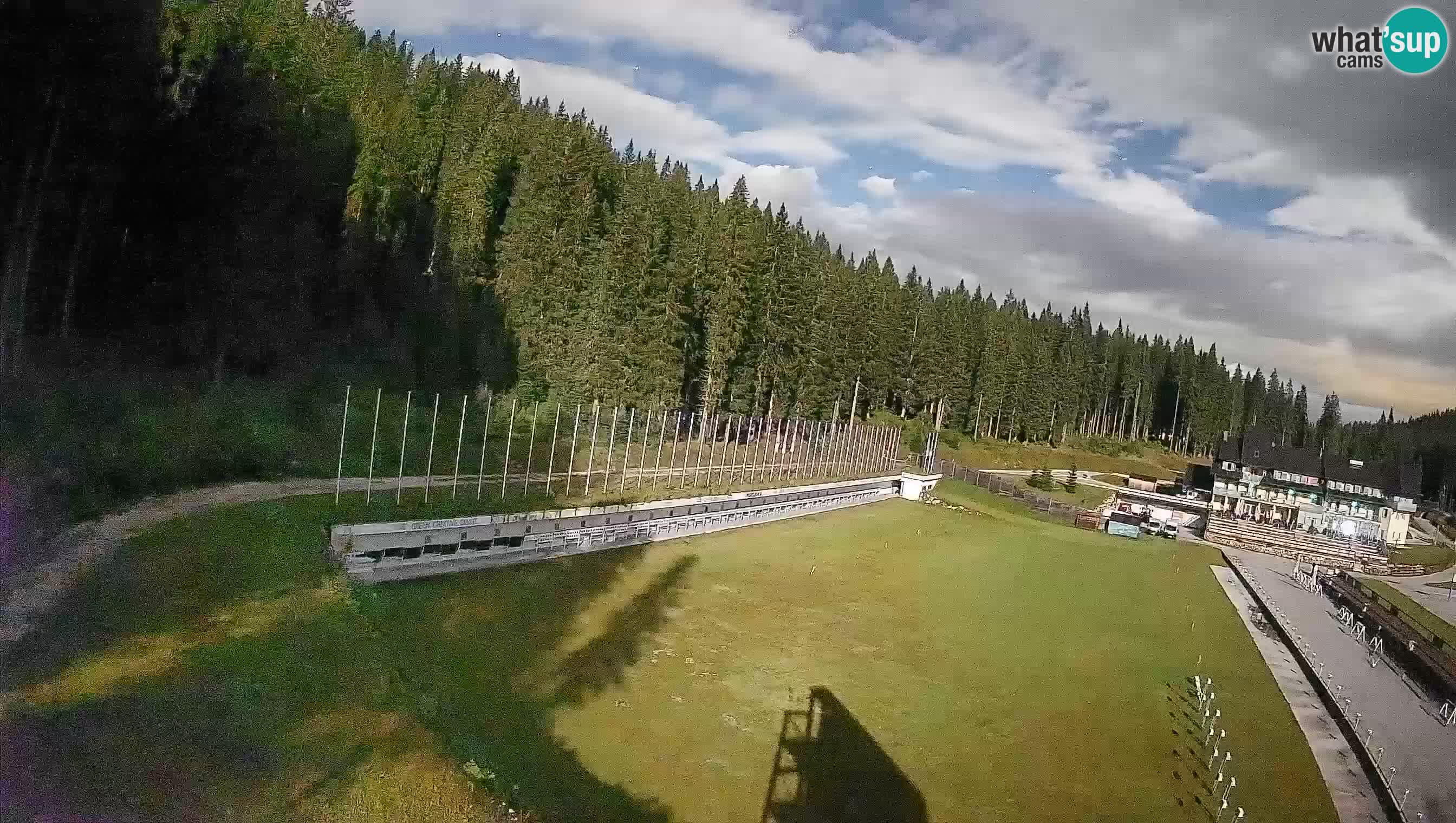 Spletna kamera Pokljuka – Biatlonski stadion Rudno Polje
