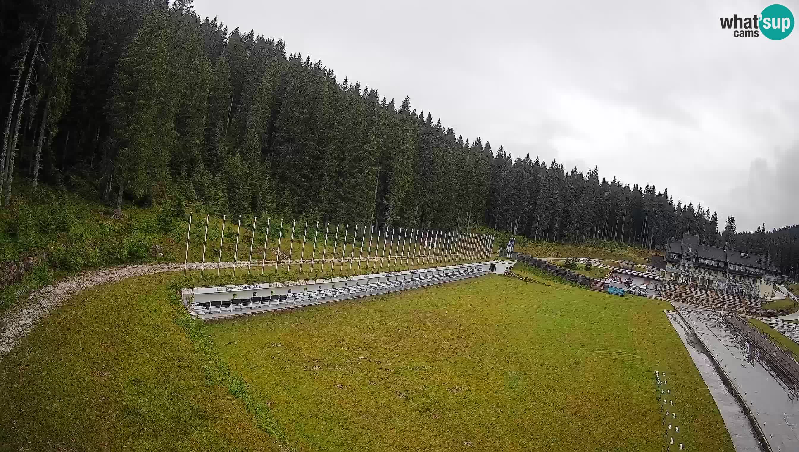 Webcam Pokljuka – Stade de biathlon de Rudno Polje