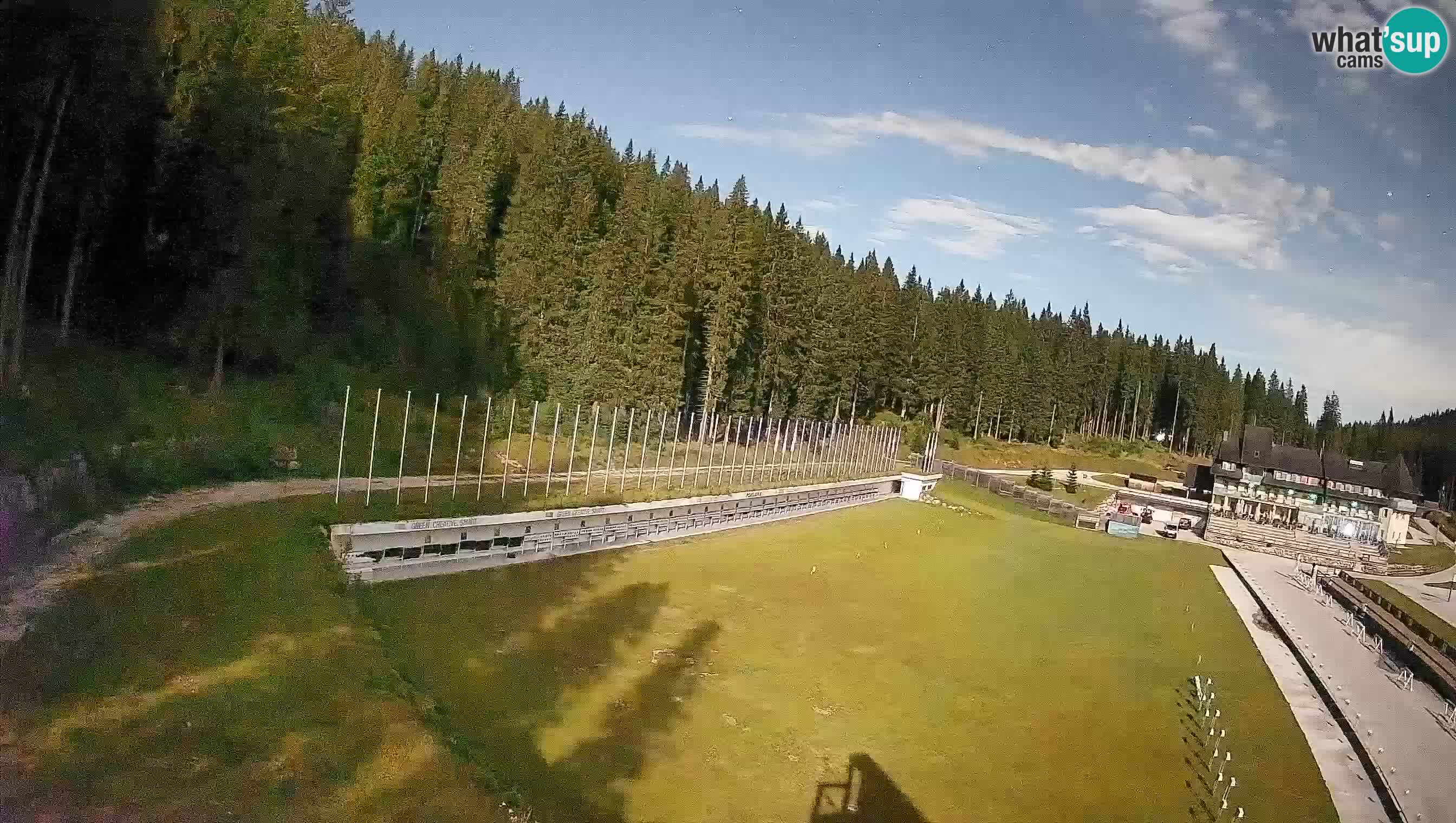 Web kamera Pokljuka – Biatlonski stadion Rudno Polje