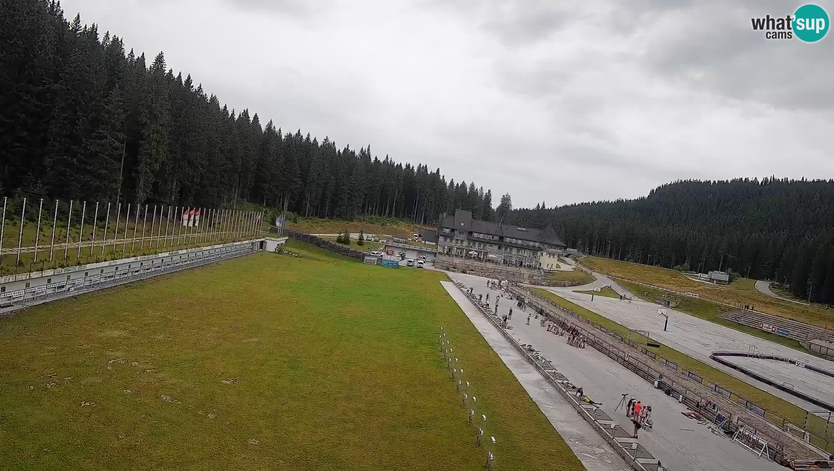 Spletna kamera Pokljuka – Biatlonski stadion Rudno Polje
