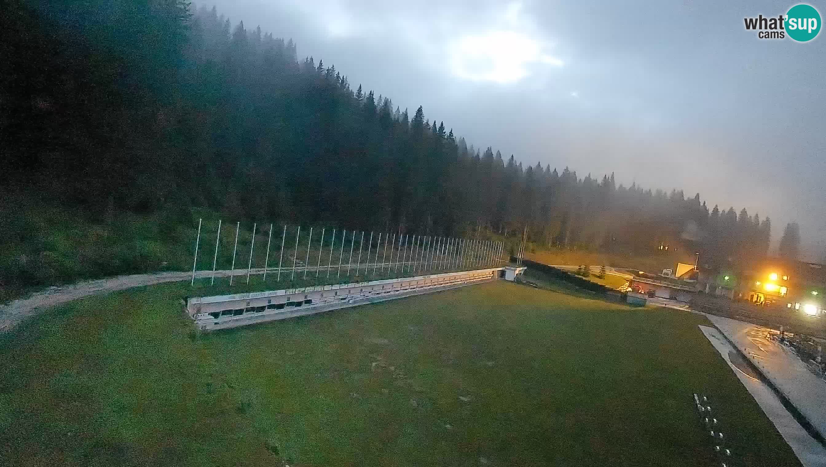 Webcam Pokljuka – Stade de biathlon de Rudno Polje