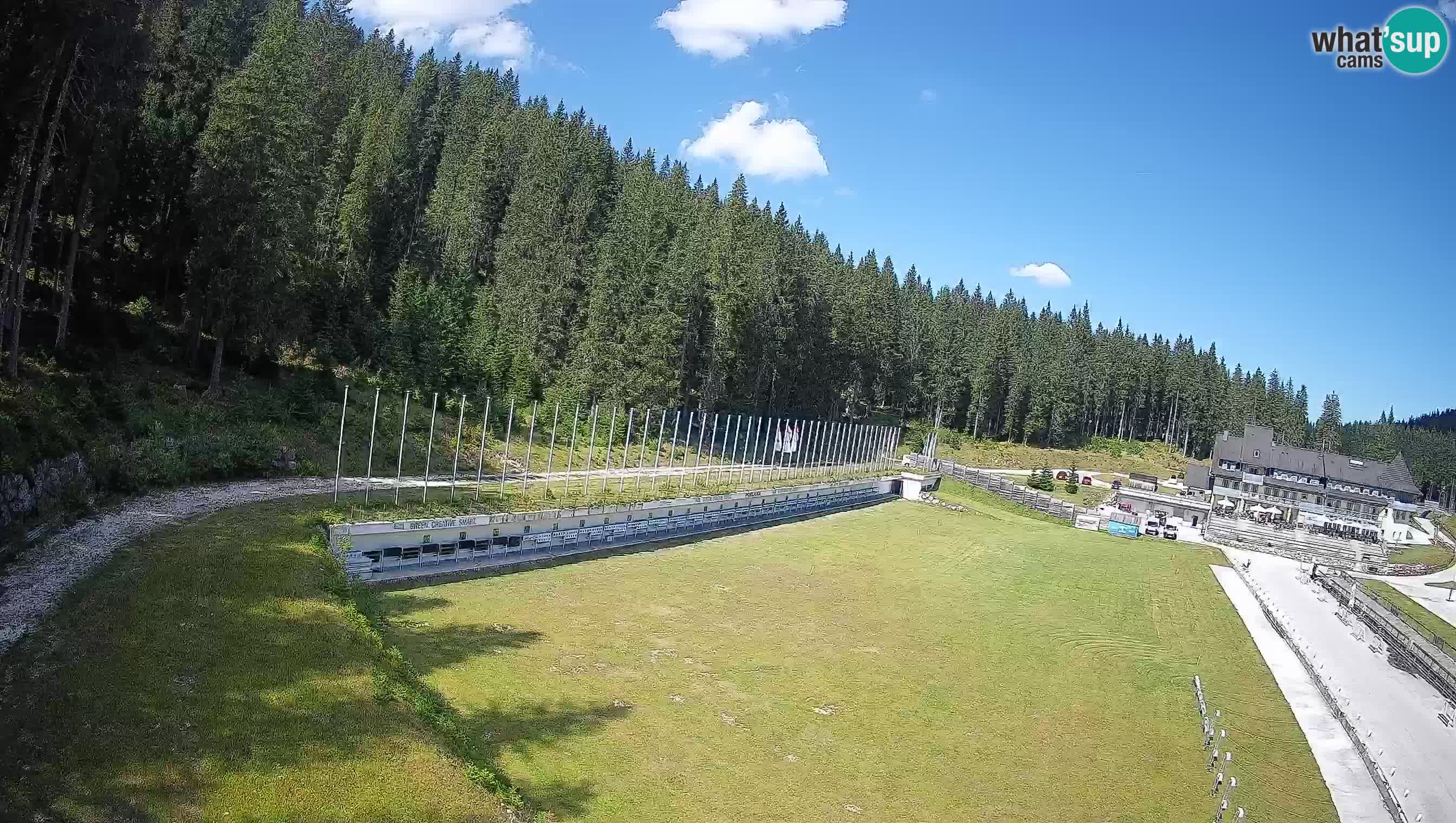 Web kamera Pokljuka – Biatlonski stadion Rudno Polje