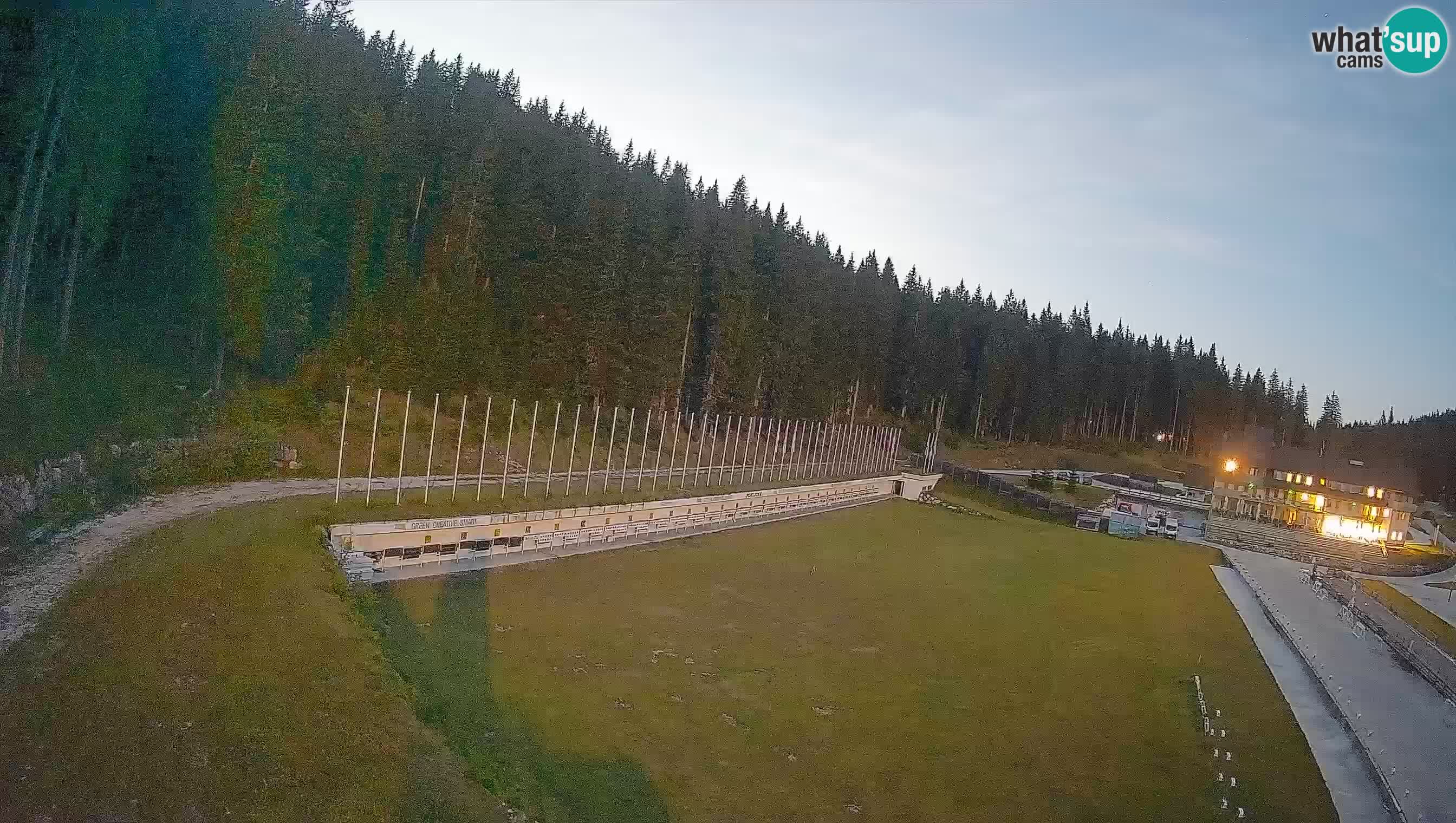 Spletna kamera Pokljuka – Biatlonski stadion Rudno Polje