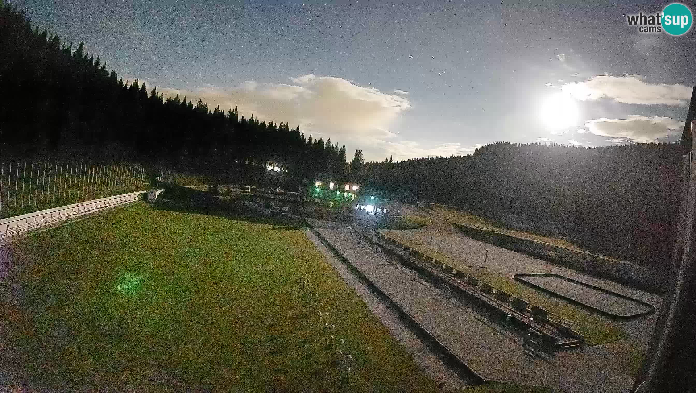 Web kamera Pokljuka – Biatlonski stadion Rudno Polje