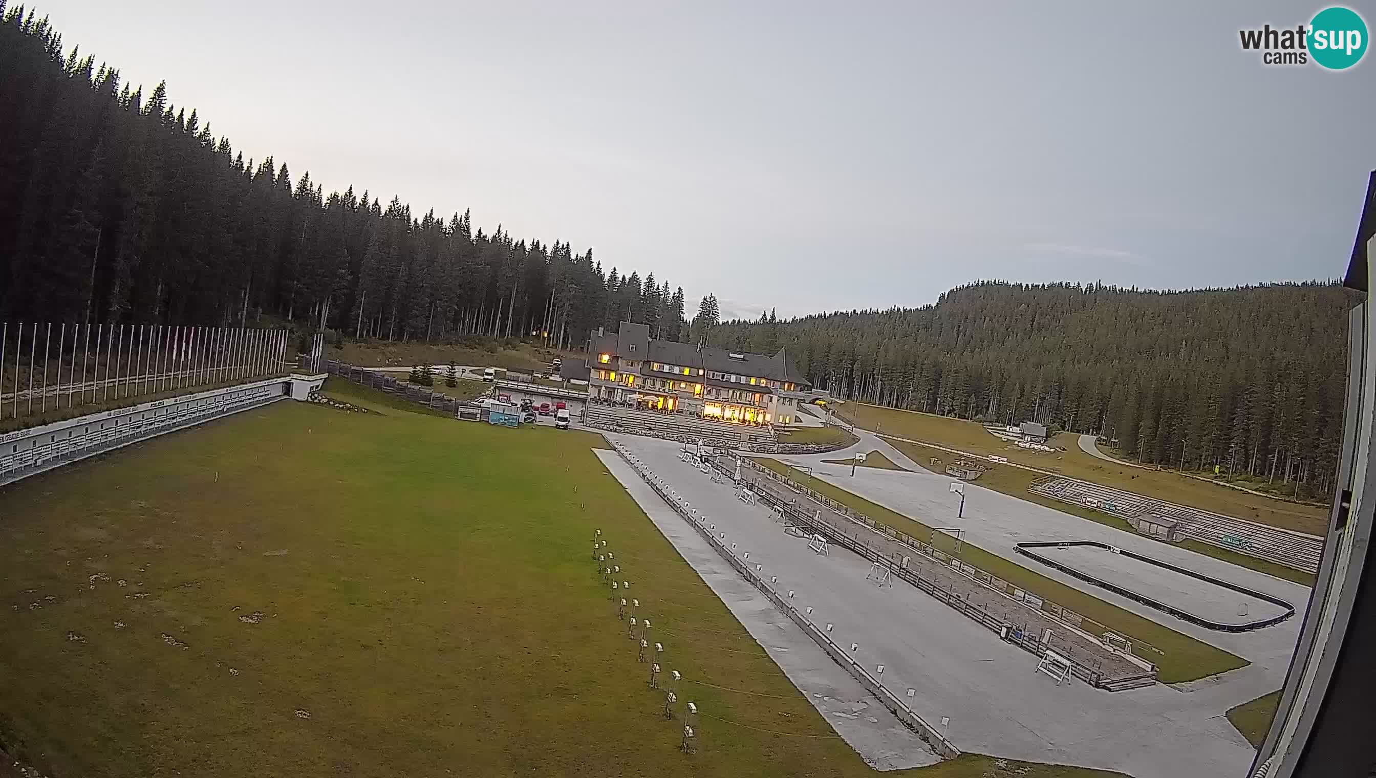 Spletna kamera Pokljuka – Biatlonski stadion Rudno Polje