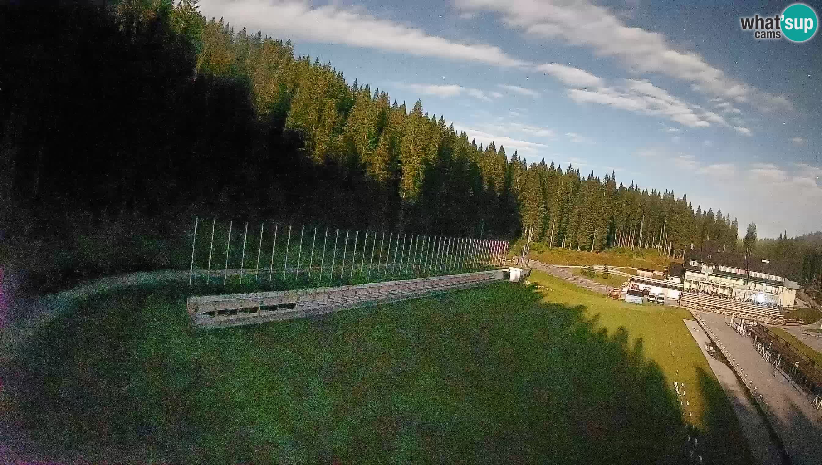 Spletna kamera Pokljuka – Biatlonski stadion Rudno Polje