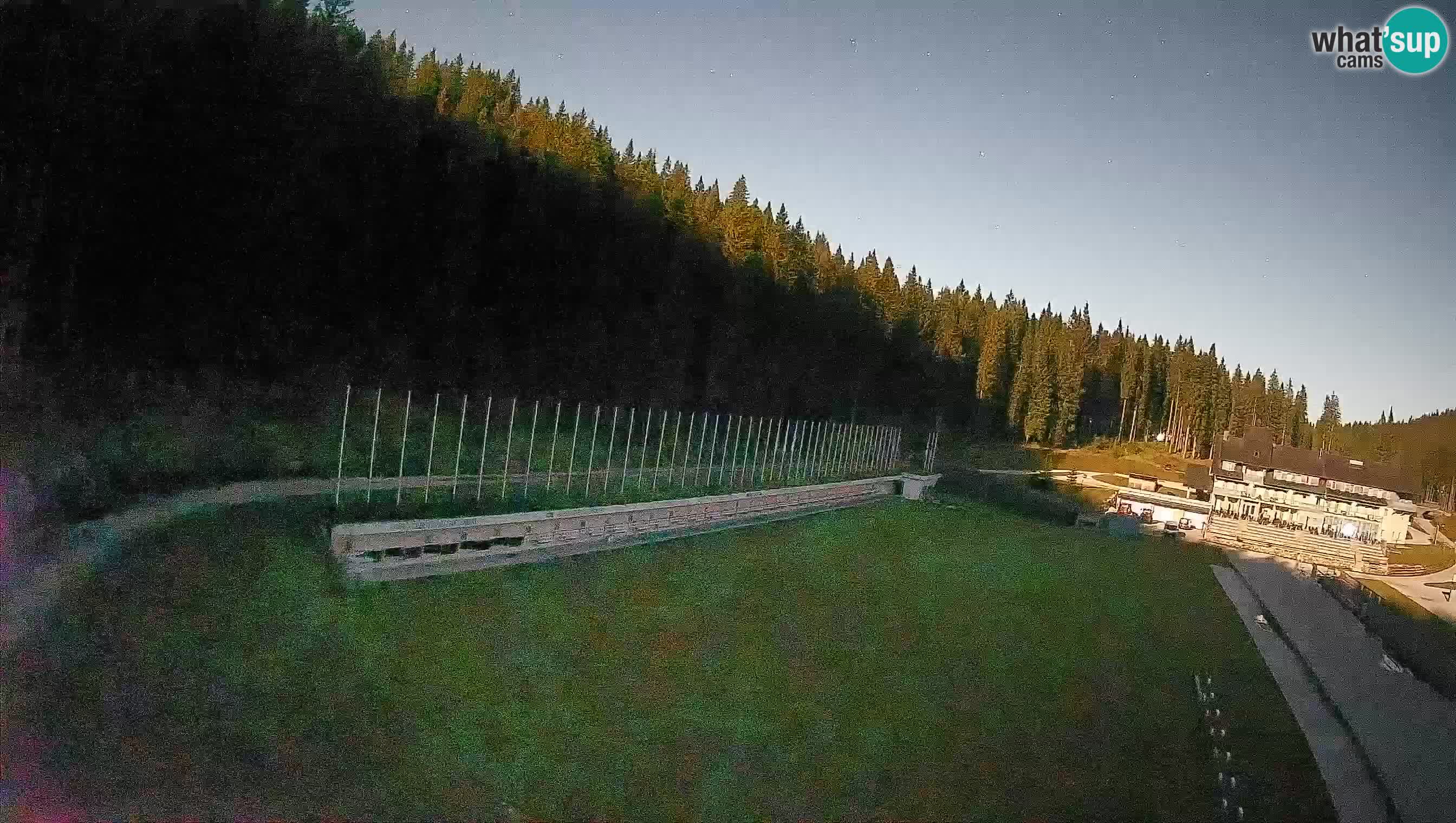 Spletna kamera Pokljuka – Biatlonski stadion Rudno Polje