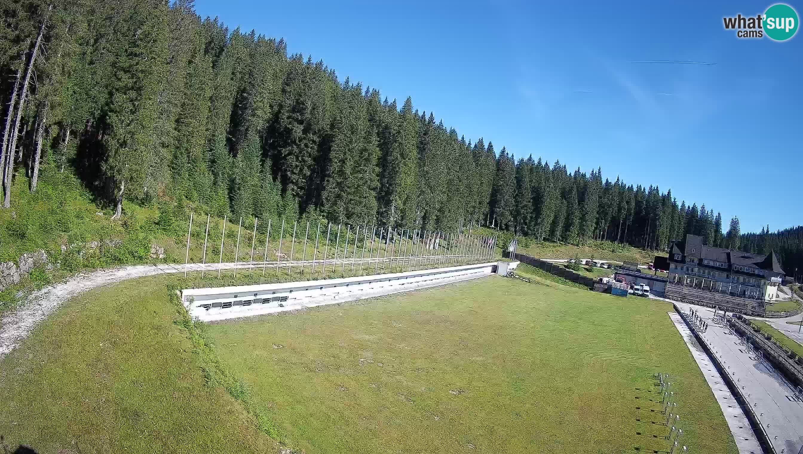 Webcam Pokljuka – Biathlon-Stadion Rudno Polje