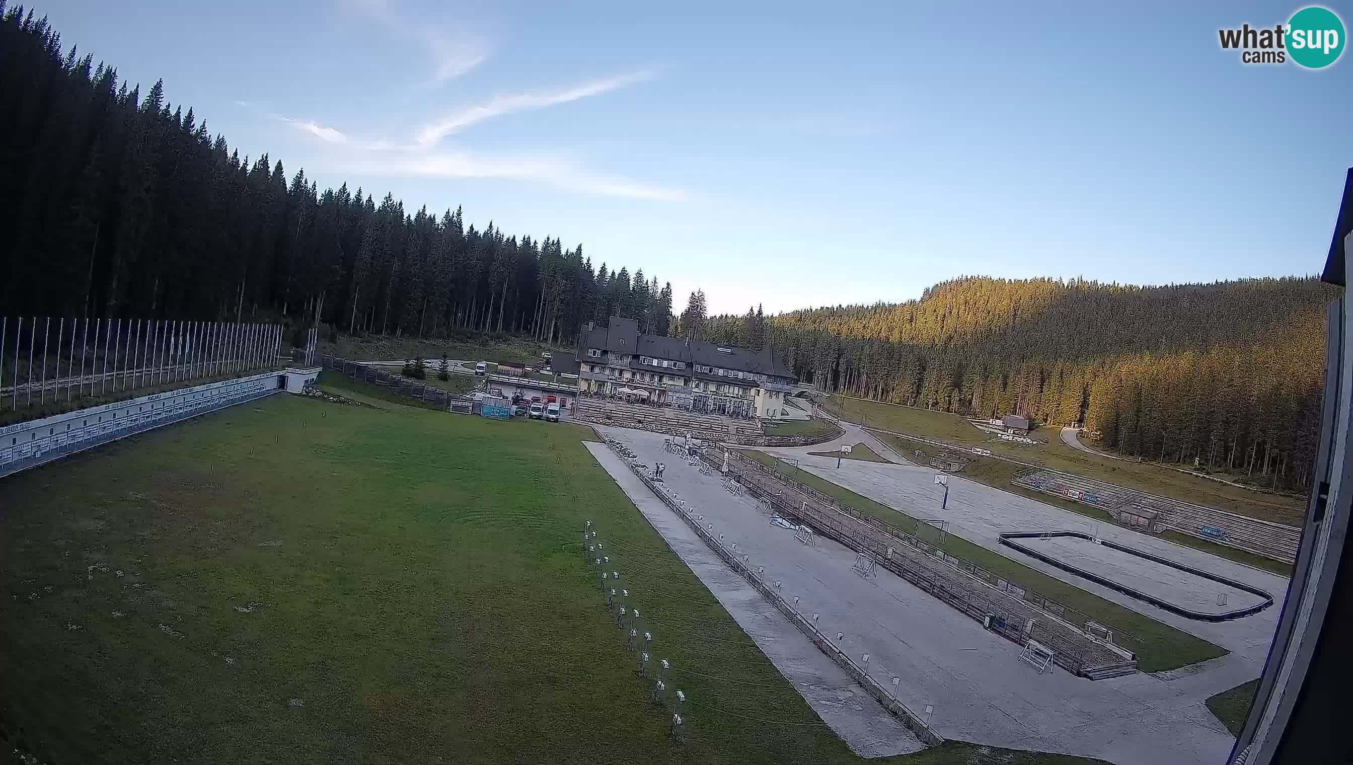 Web kamera Pokljuka – Biatlonski stadion Rudno Polje