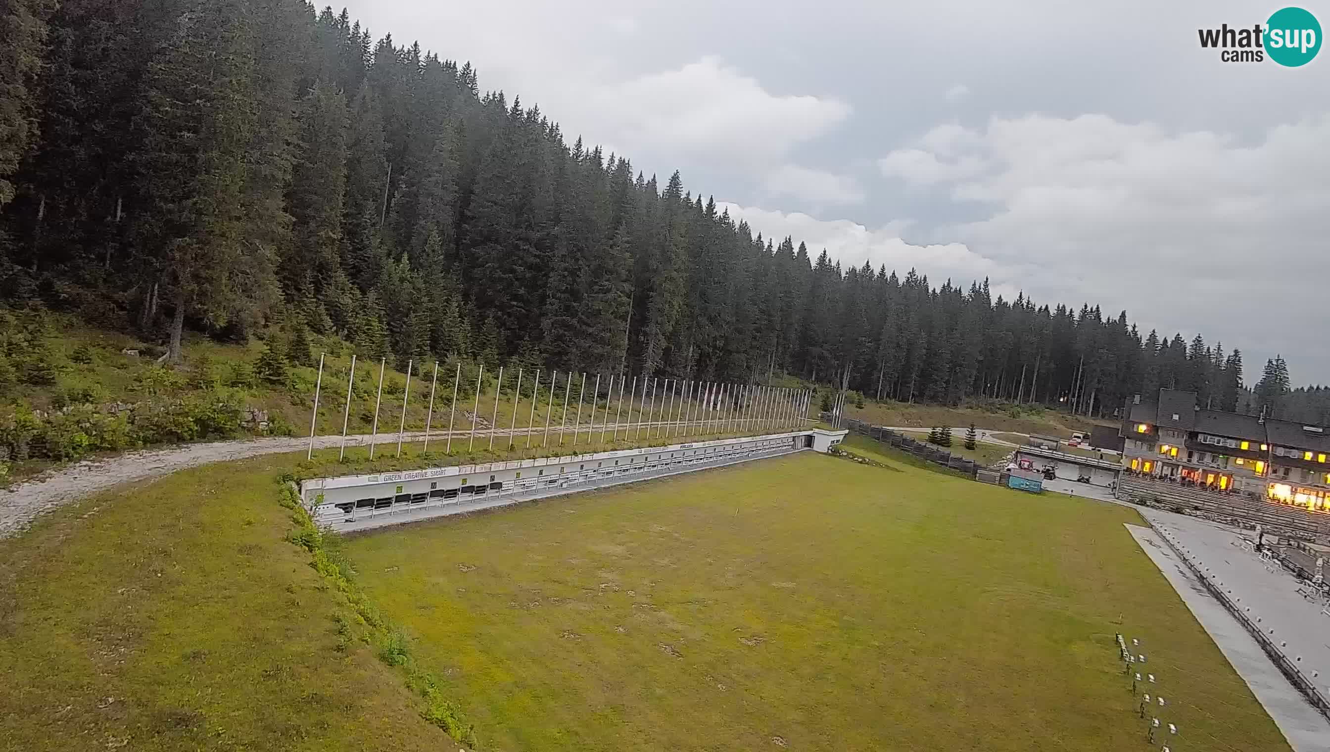 Web kamera Pokljuka – Biatlonski stadion Rudno Polje