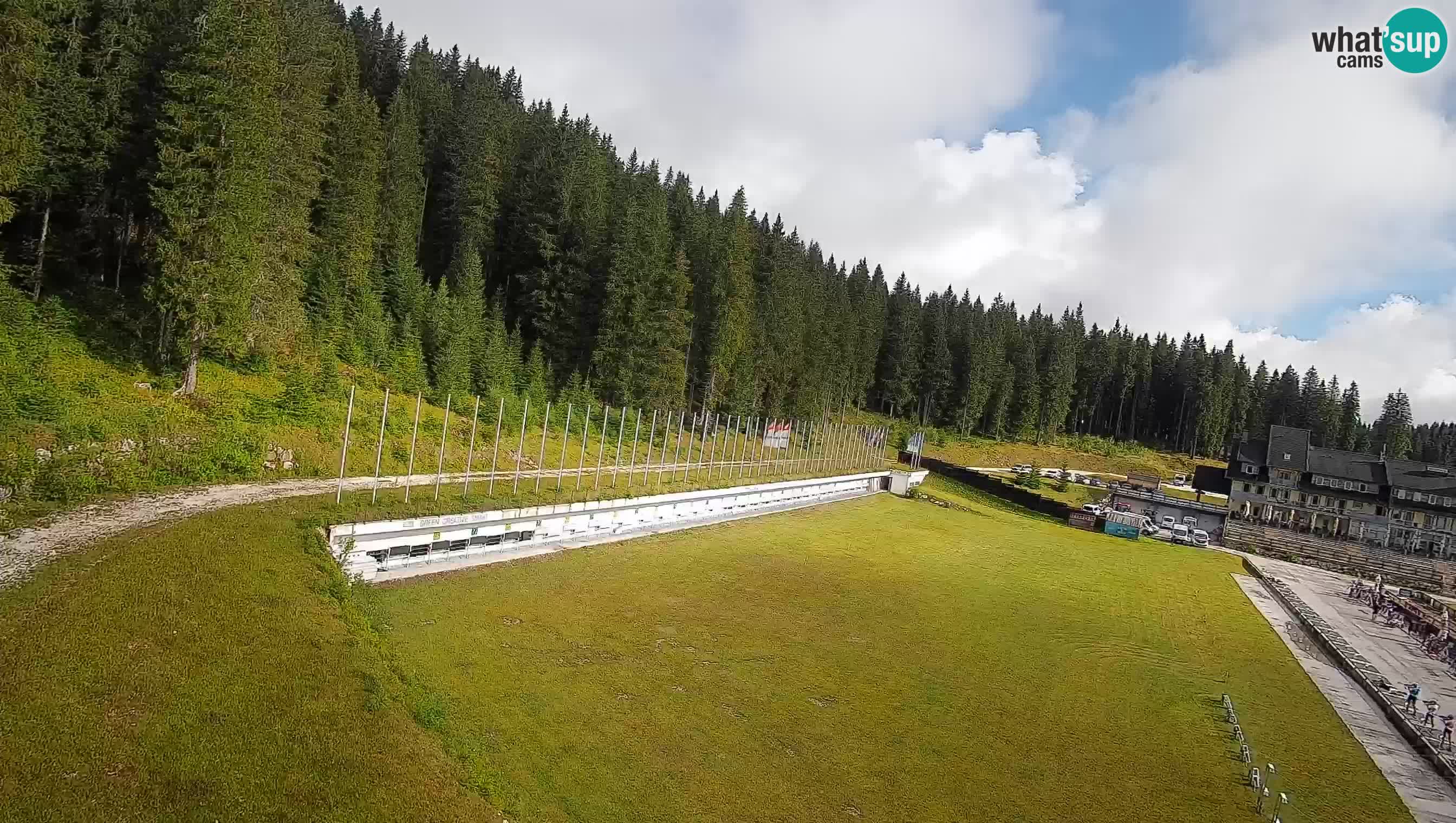 Webcam Pokljuka – Stade de biathlon de Rudno Polje
