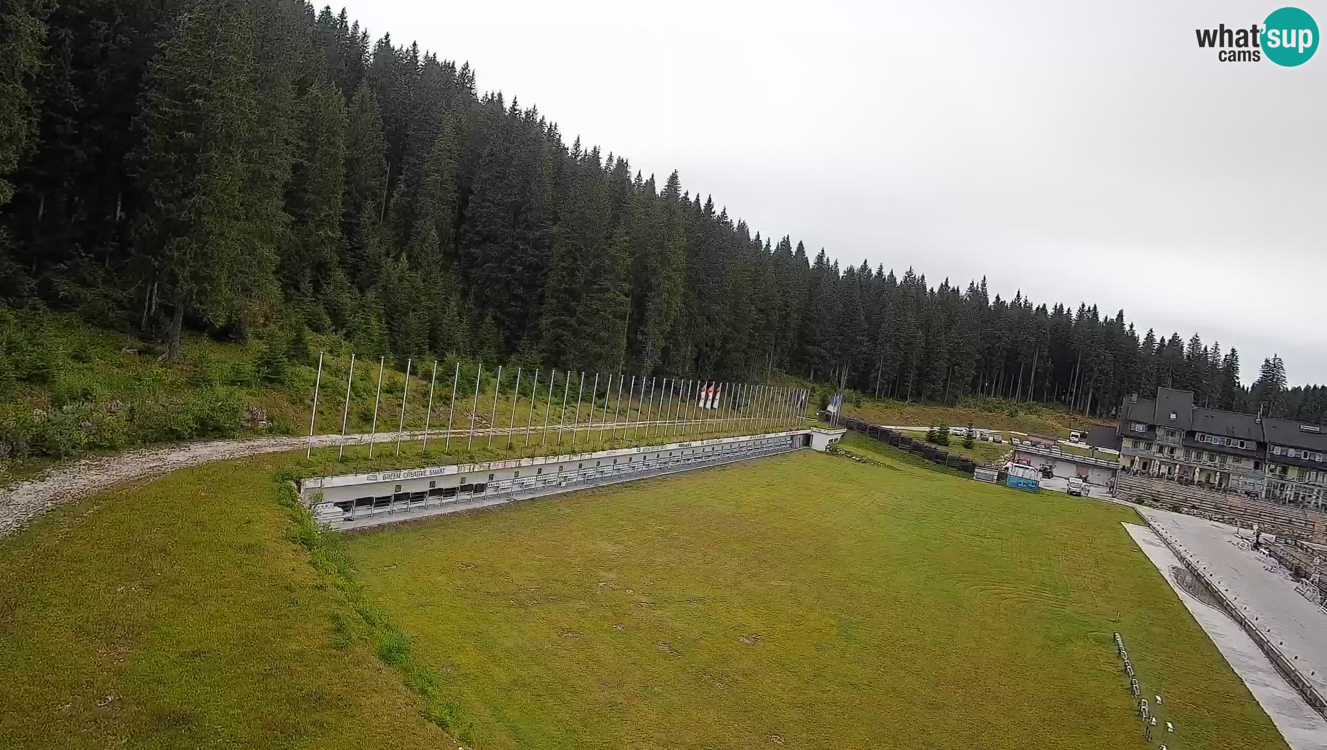 Webcam Pokljuka – Stade de biathlon de Rudno Polje