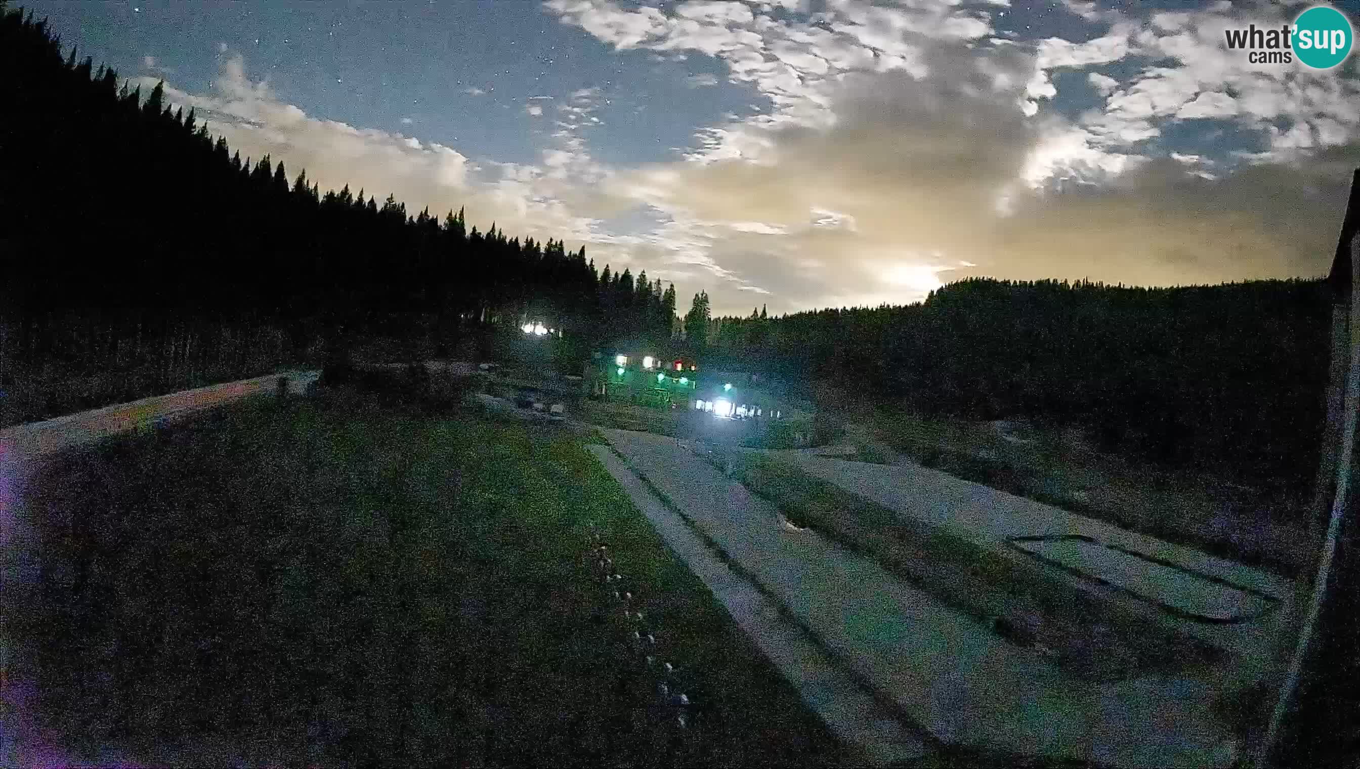 Spletna kamera Pokljuka – Biatlonski stadion Rudno Polje