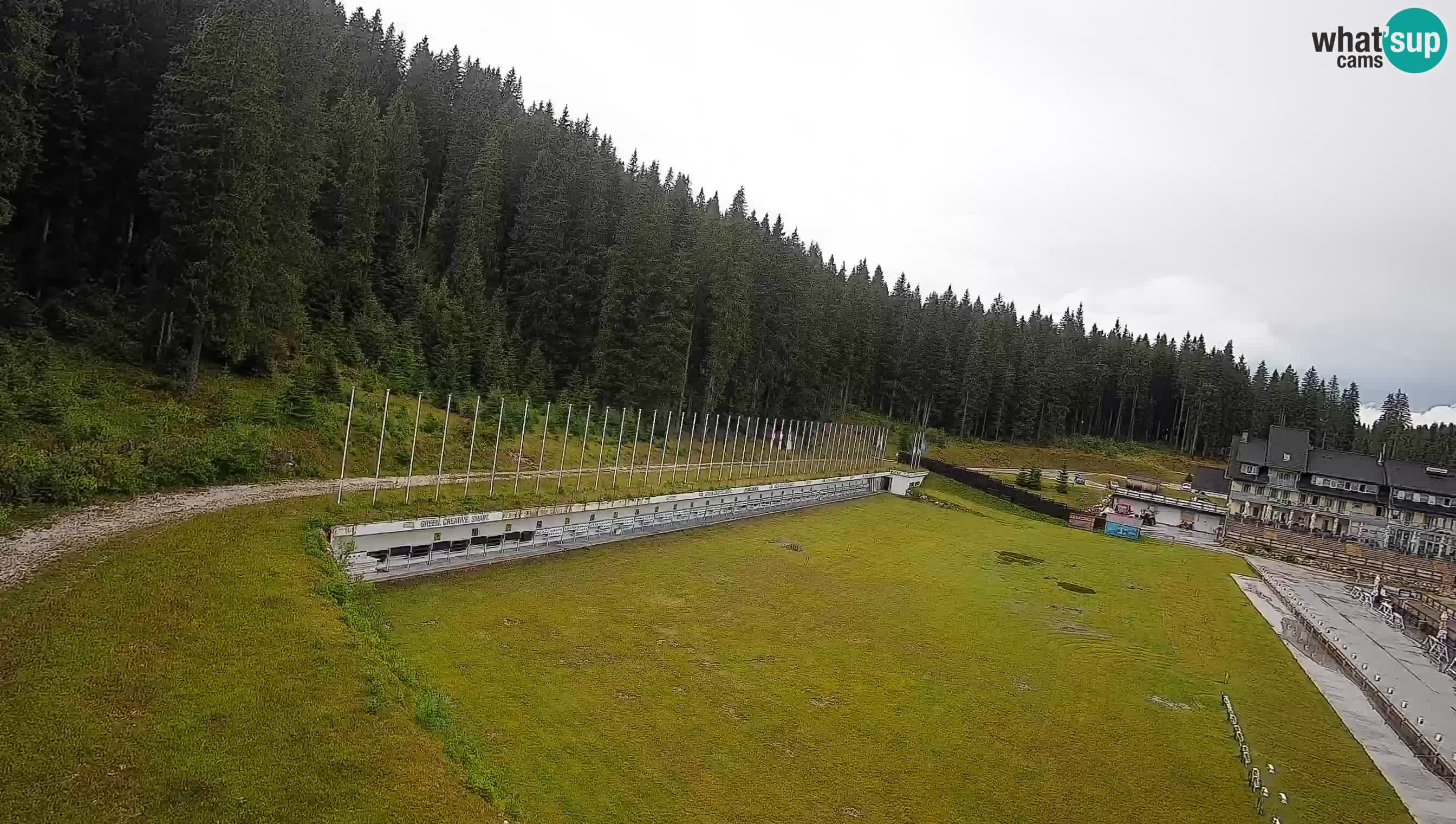 Web kamera Pokljuka – Biatlonski stadion Rudno Polje