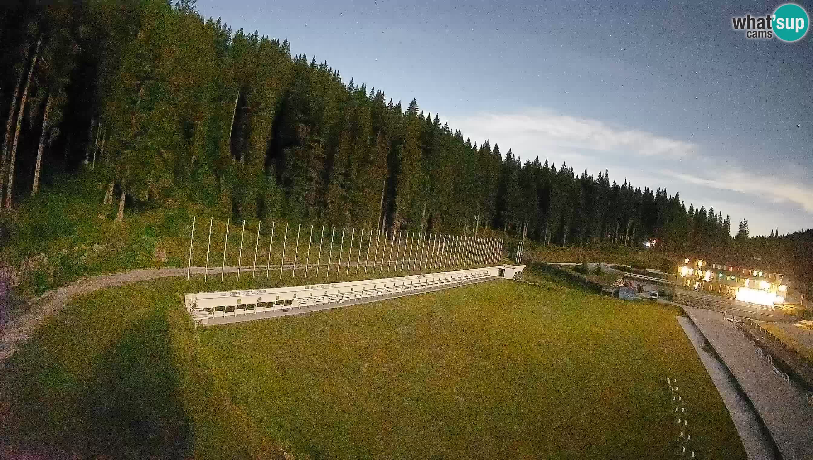 Web kamera Pokljuka – Biatlonski stadion Rudno Polje