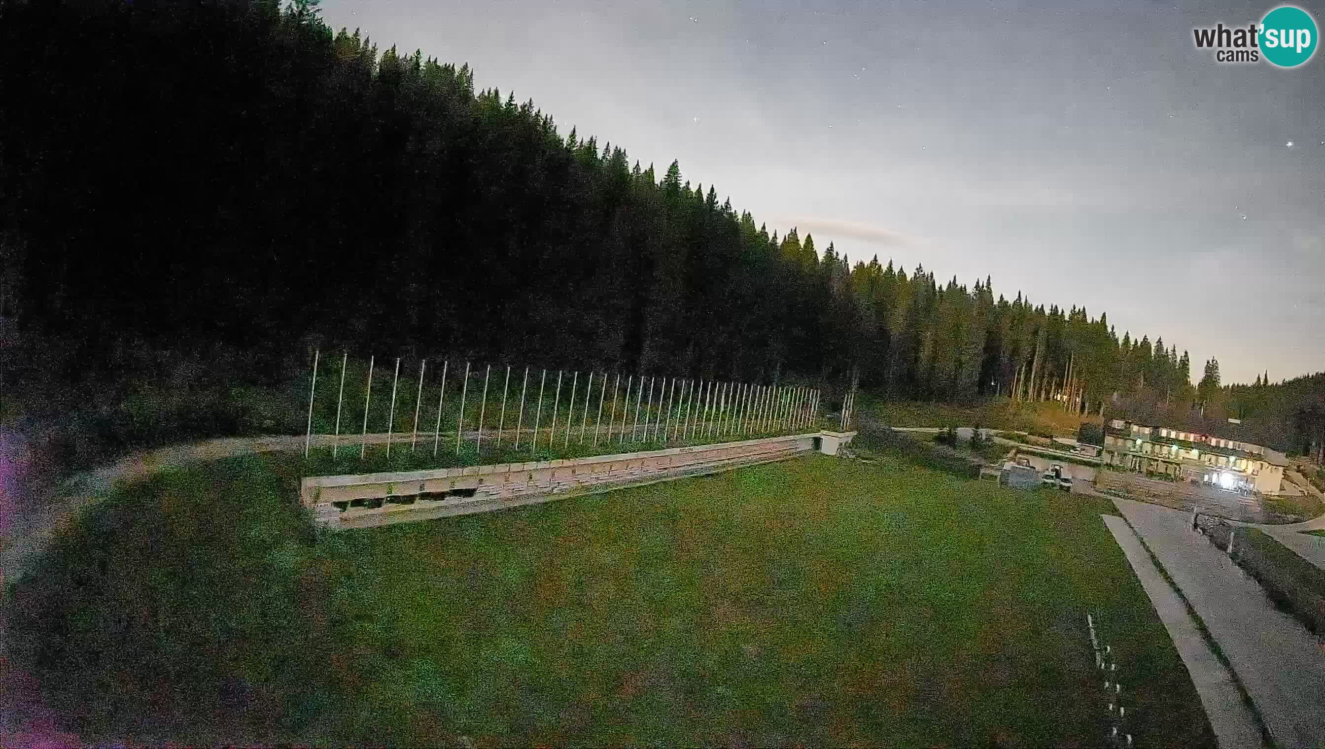 Web kamera Pokljuka – Biatlonski stadion Rudno Polje