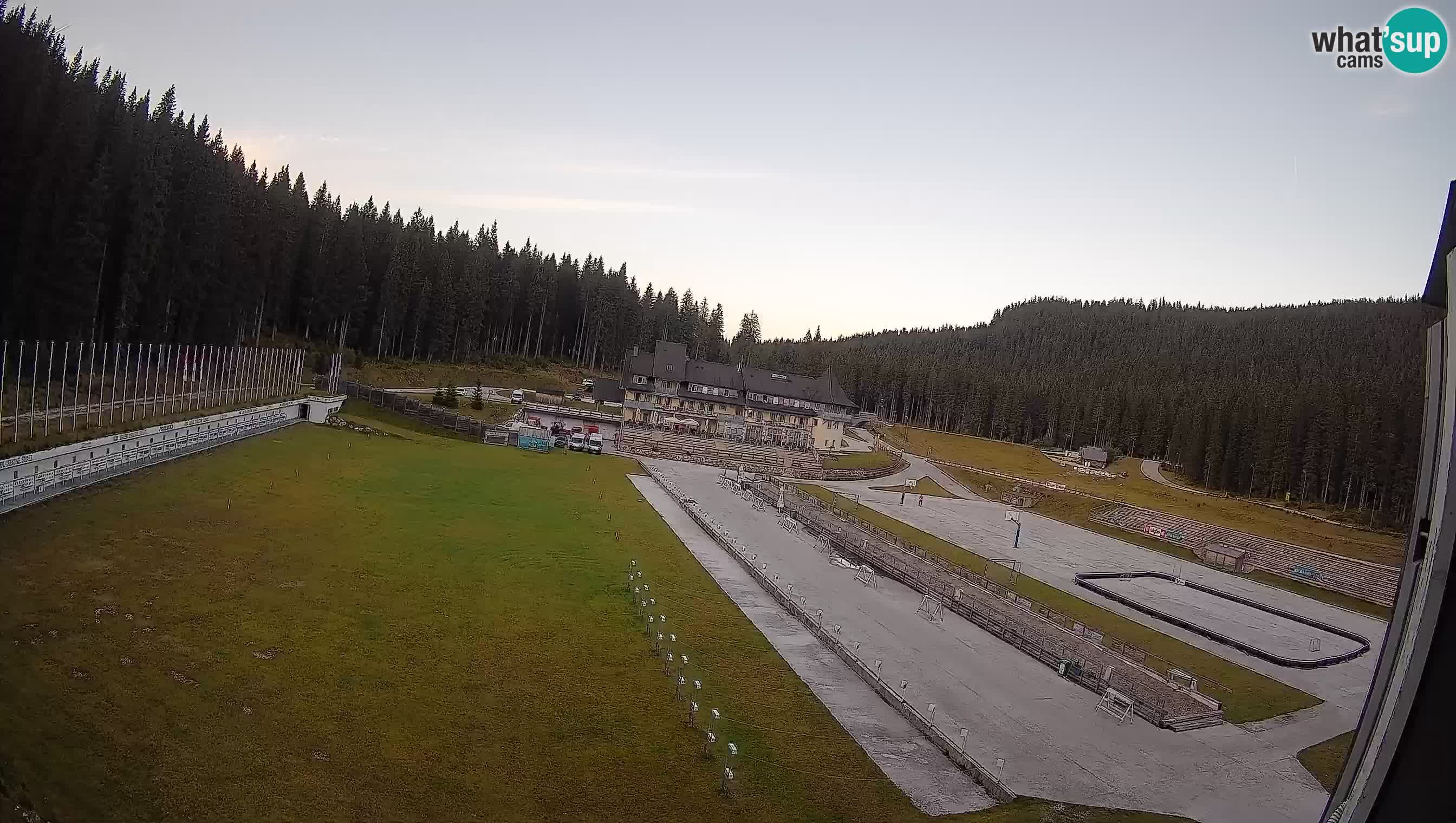Spletna kamera Pokljuka – Biatlonski stadion Rudno Polje